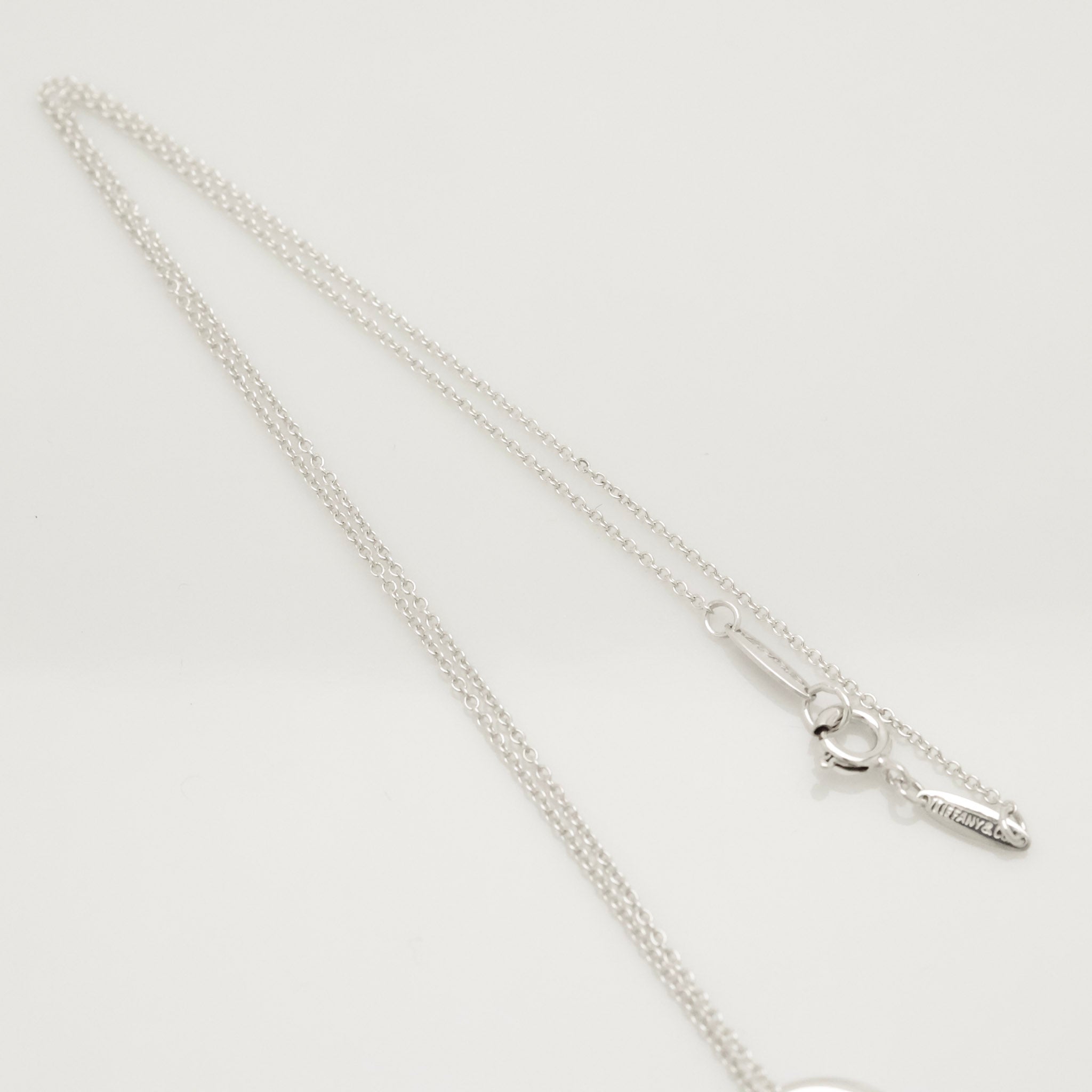 Tiffany & Co. Peretti Small Sevillana Necklace Sterling Silver 925