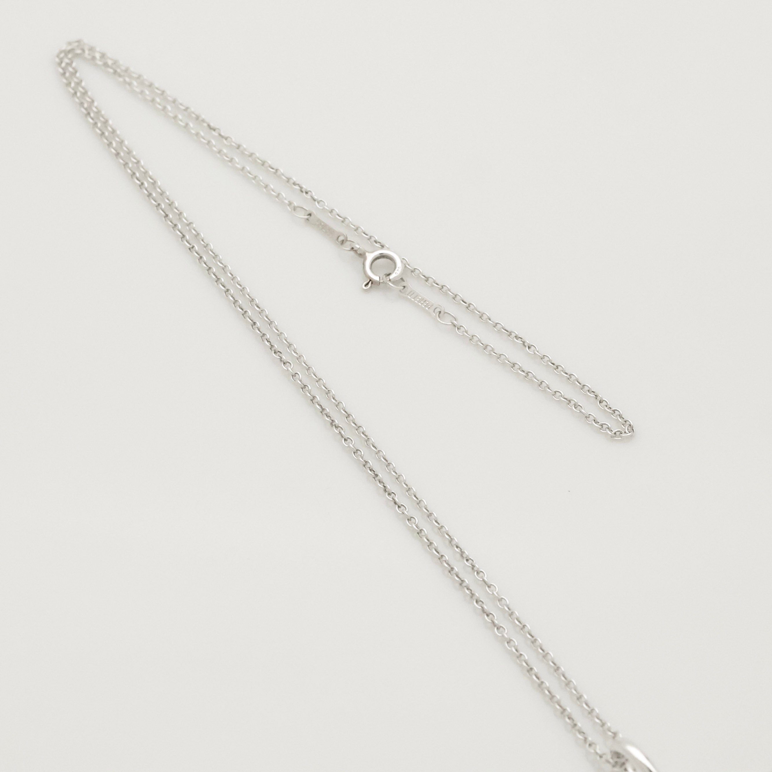 TIFFANY&Co. ラージ オープン クロス インフィニティ エルサペレッティ ネックレス AG925