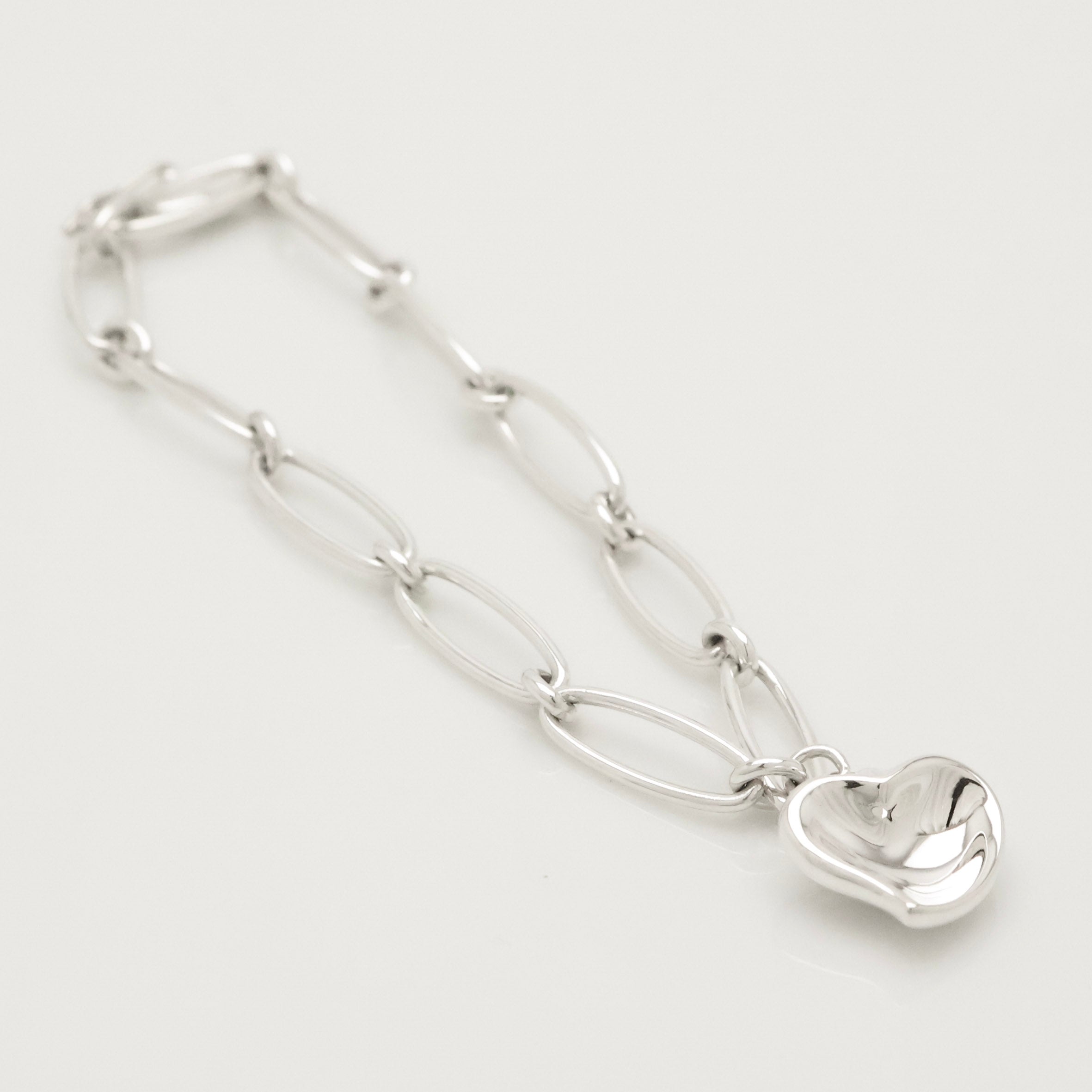 TIFFANY&Co. エルサペレッティ カーブド フルハート ブレスレット AG925