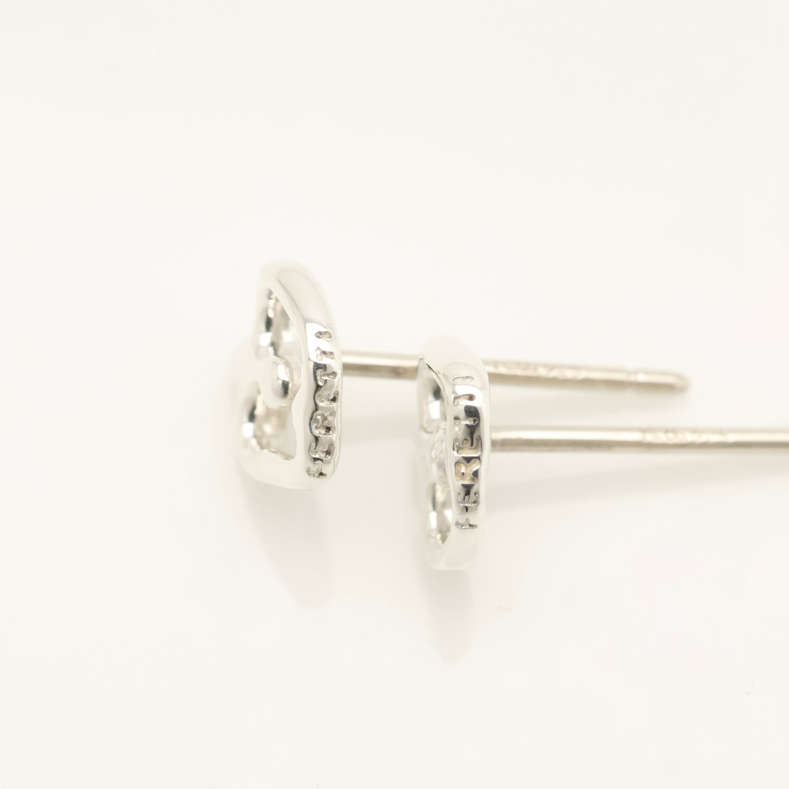 Tiffany & Co. Elsa Peretti Mini Apple Stud Earrings Sterling Silver 925