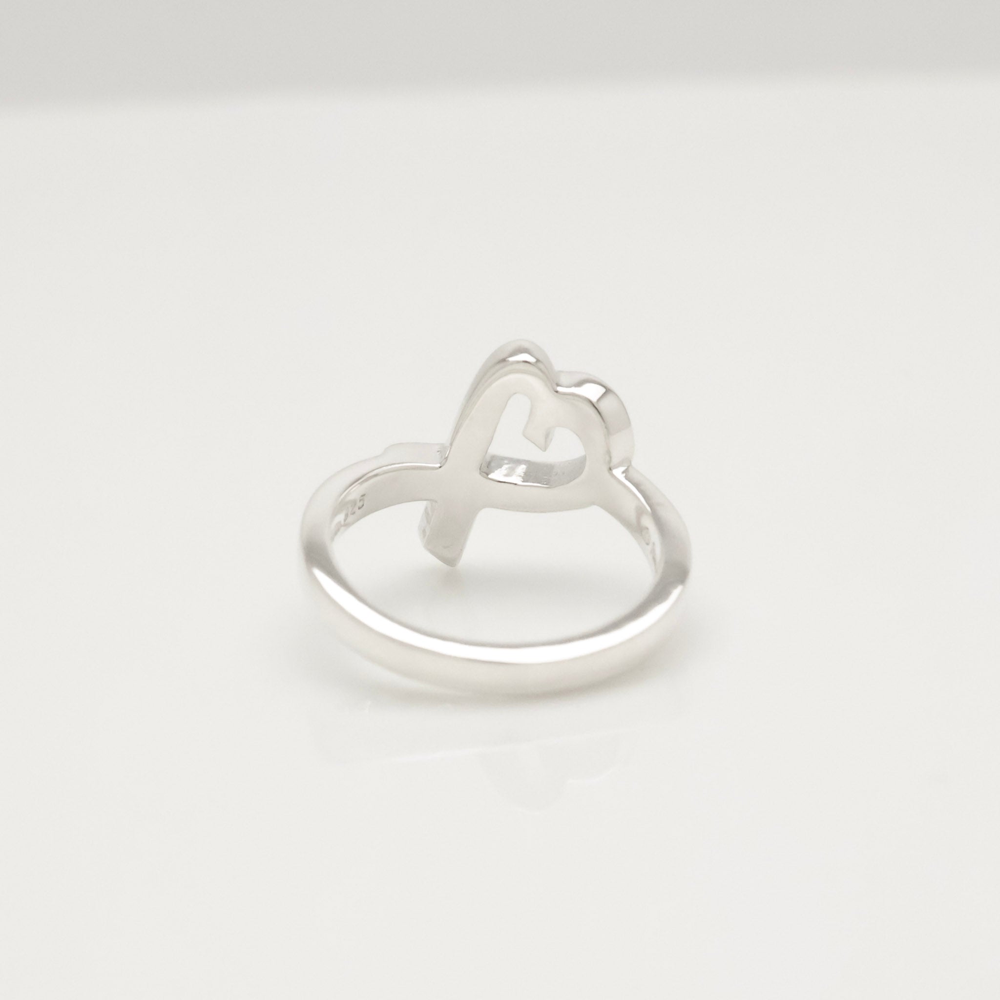  Tiffany & Co. Picasso Loving Heart Ring  Sterling Silver 925