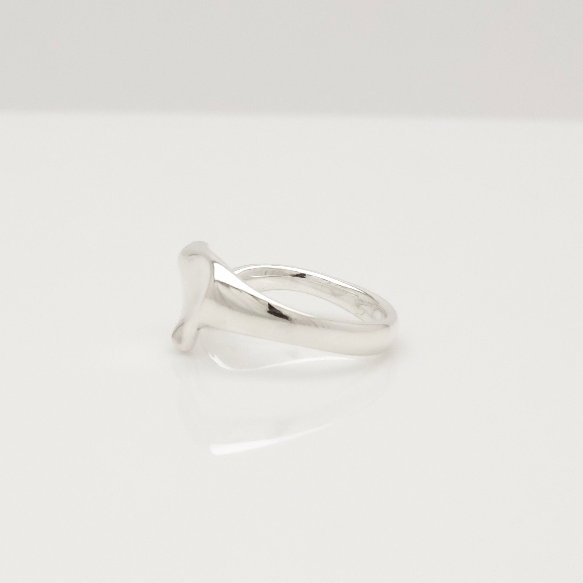 Tiffany & Co. Peretti Full Heart Ring  Sterling Silver 925