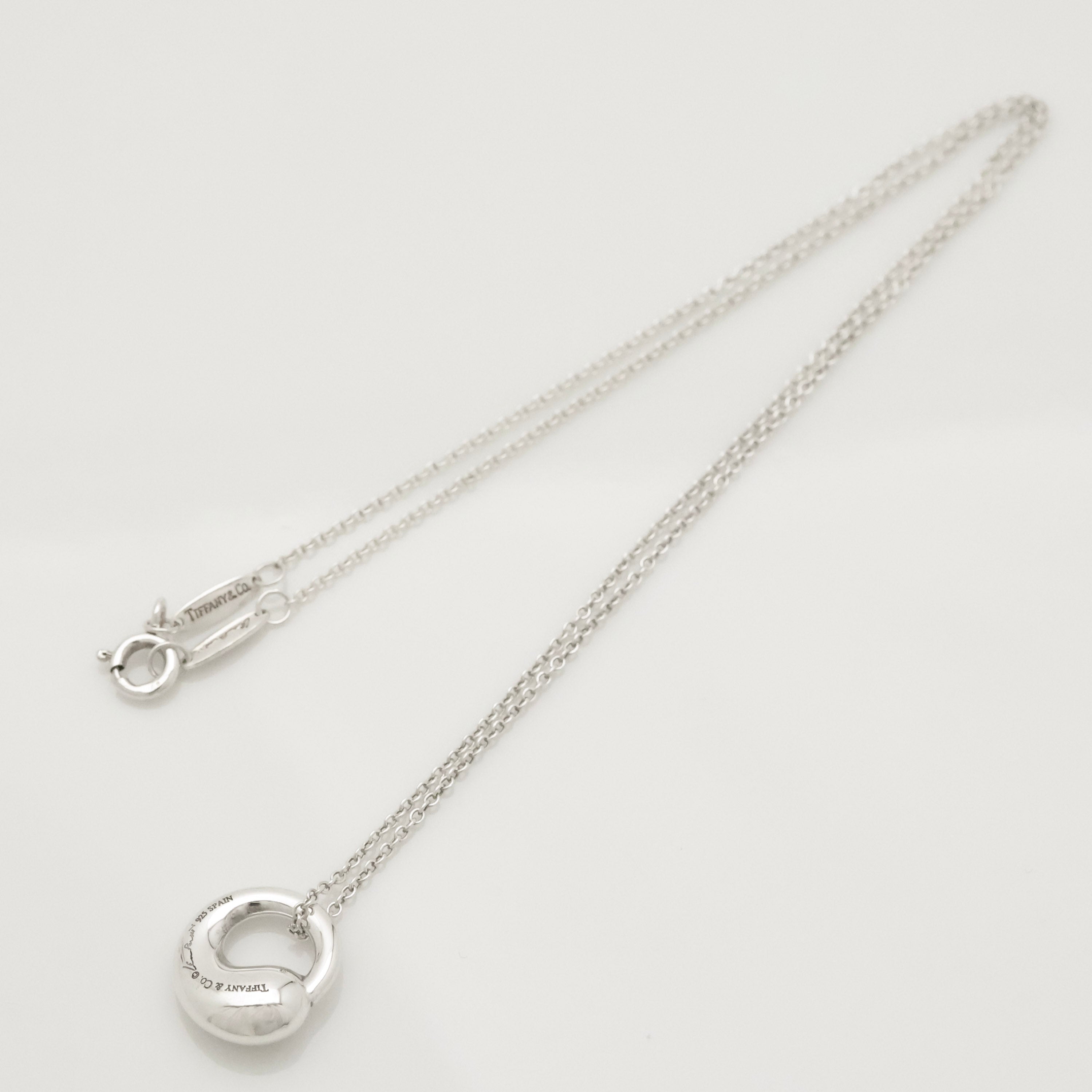 TIFFANY&Co. エターナル サークル エルサペレッティ ネックレス  AG925