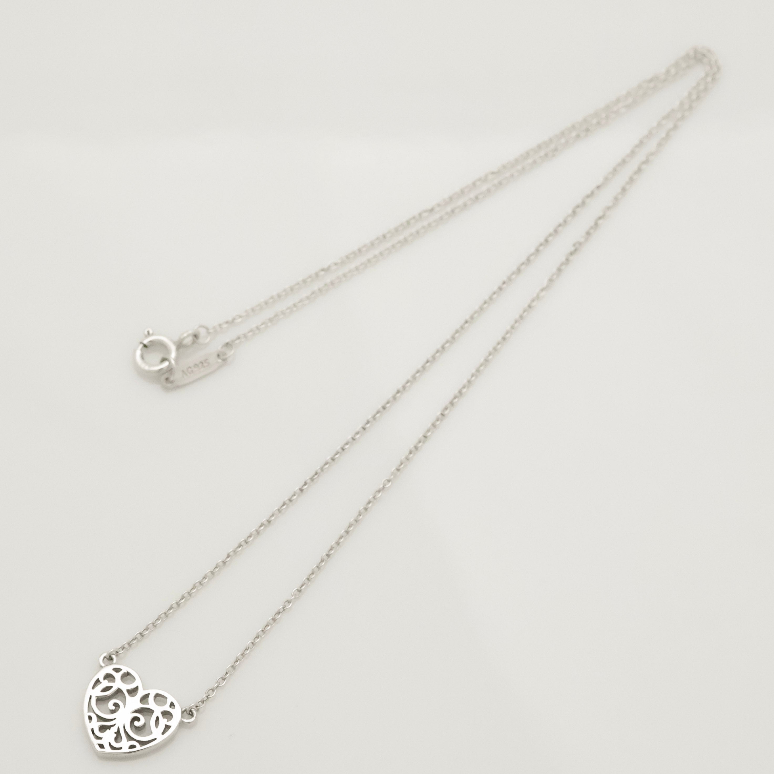 TIFFANY&Co. エンチャント ハート ネックレス AG925