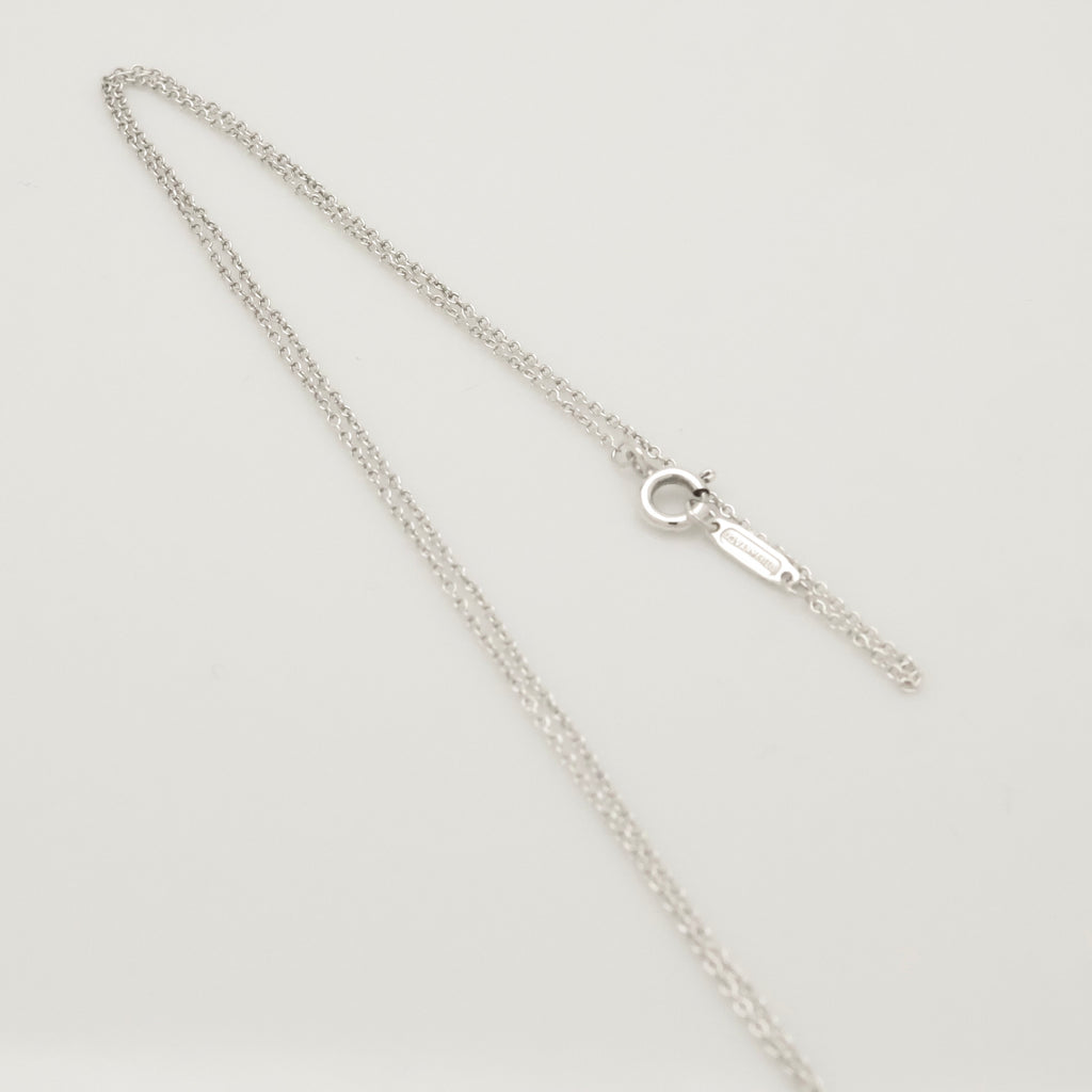 Tiffany & Co. Round Circle Pendant Necklace Sterling Silver 925