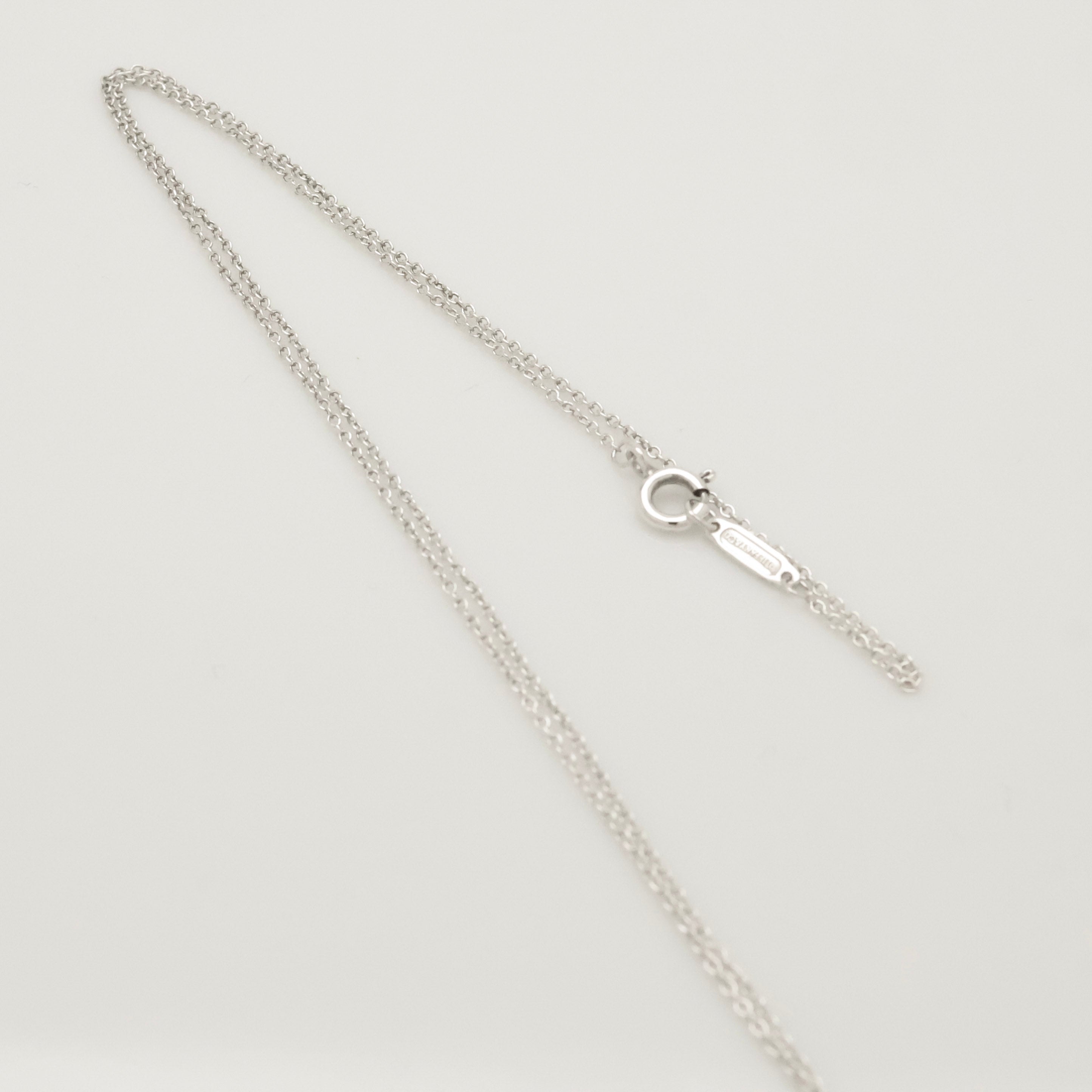 Tiffany & Co. Round Circle Pendant Necklace Sterling Silver 925