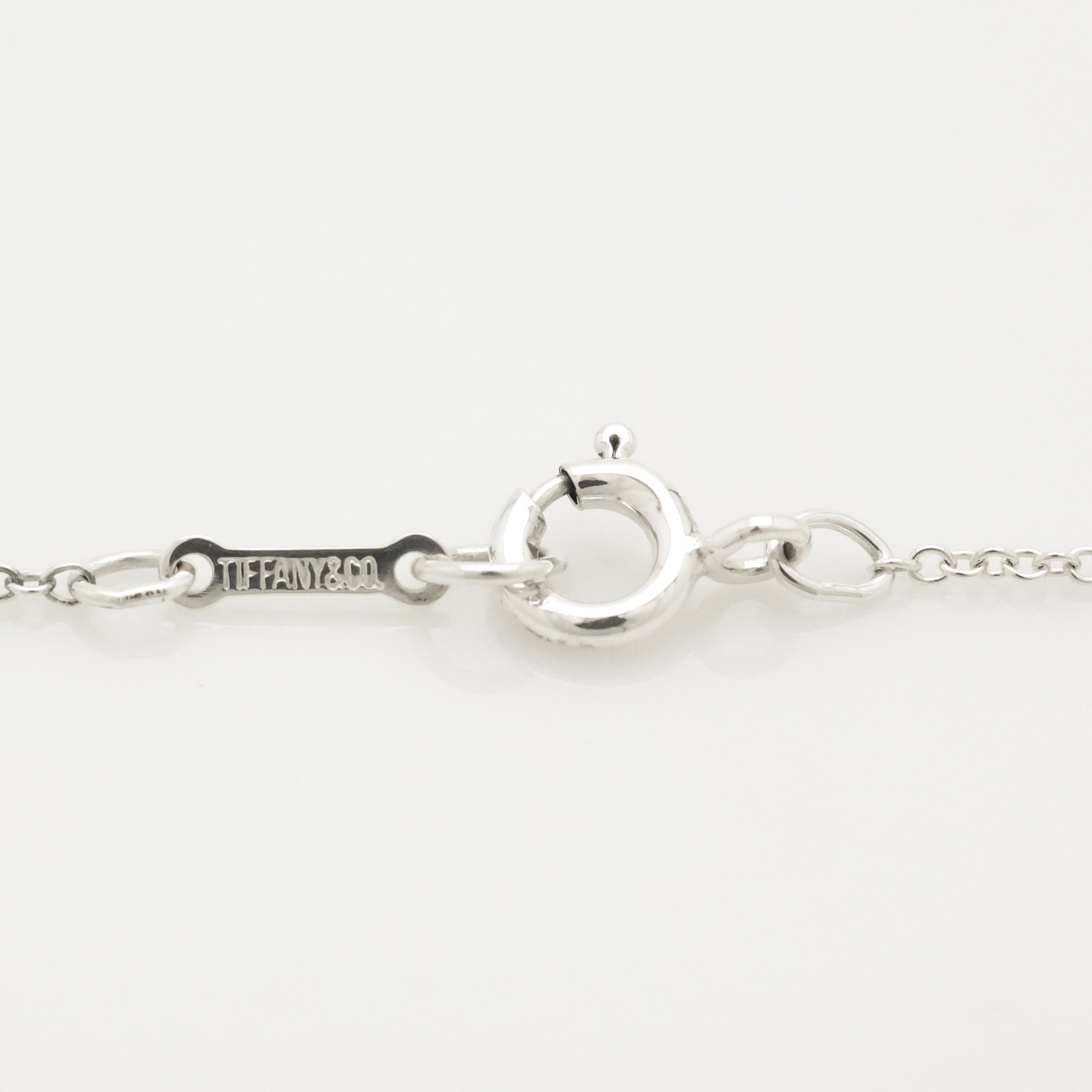  Tiffany & Co. Peretti Mini  Bean Necklace  Sterling Silver 925 