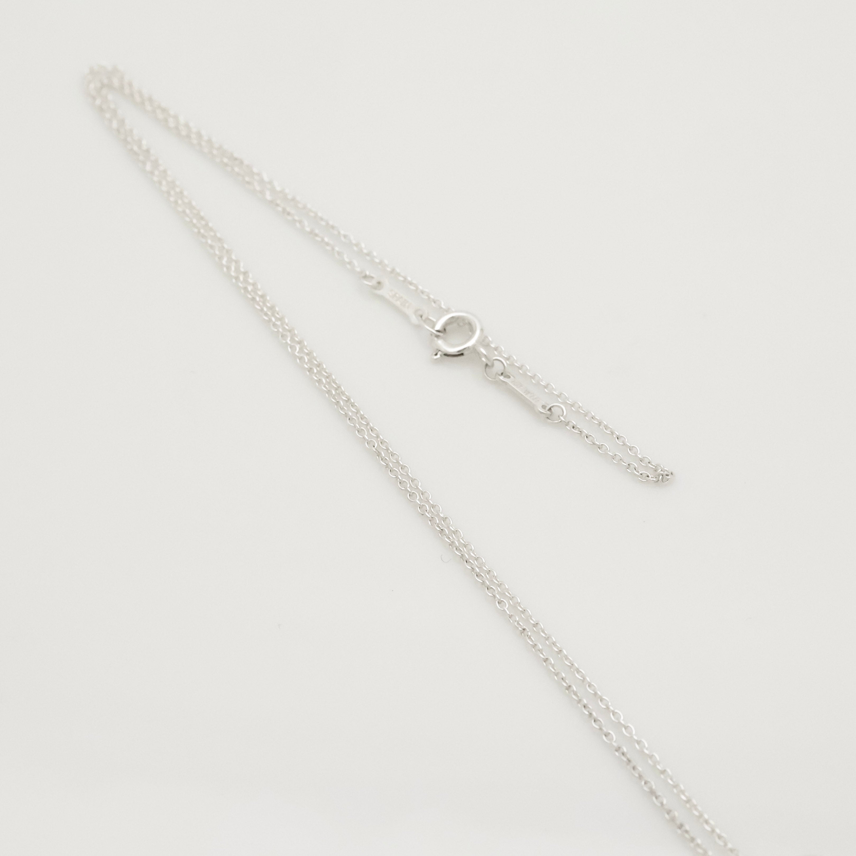 TIFFANY&Co. カーブド ハート エルサペレッティ ネックレス AG925