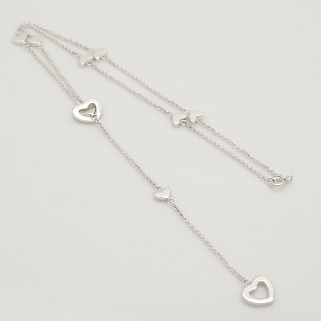 TIFFANY&Co. ハート リンク ラリアット ネックレスAG925