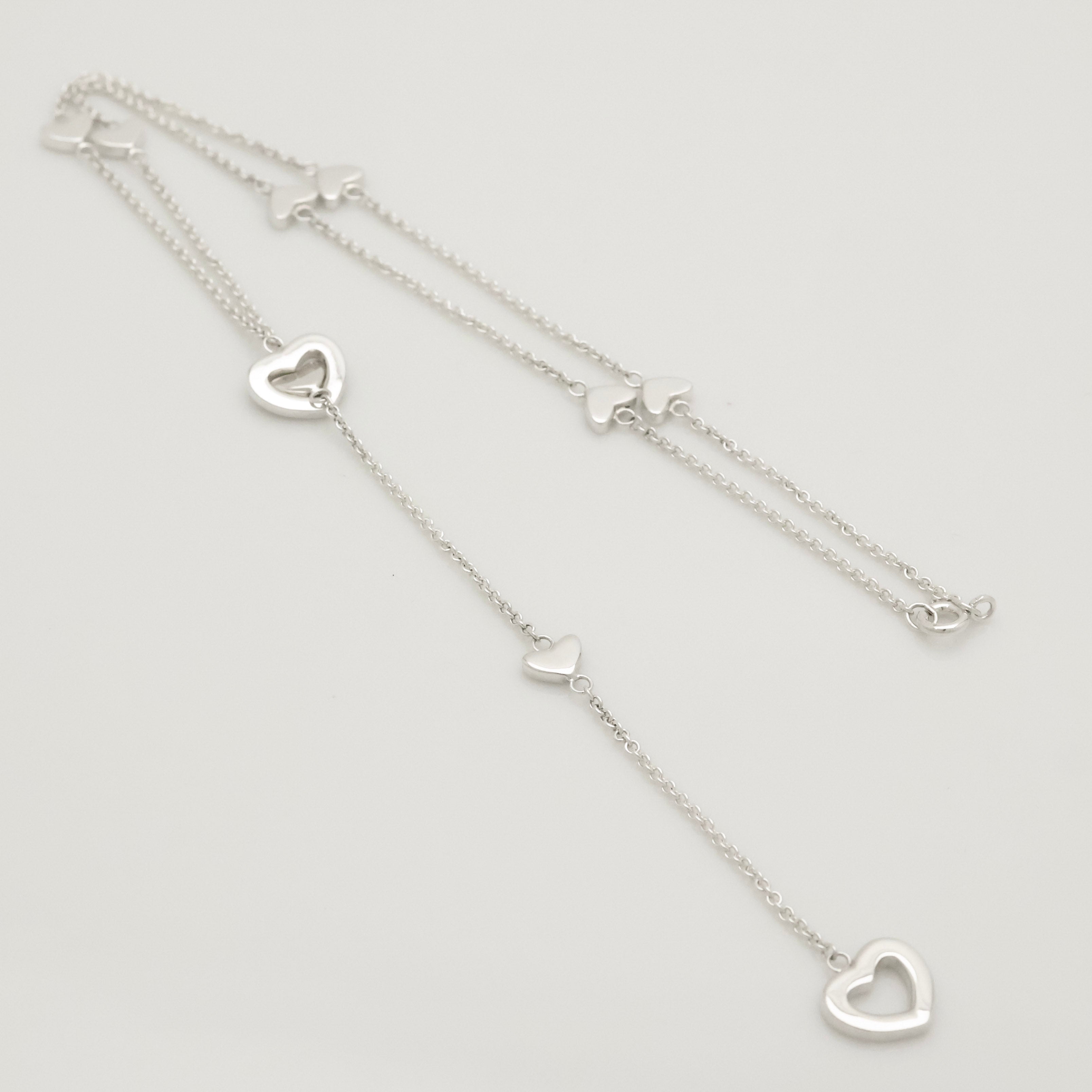 TIFFANY&Co. ハート リンク ラリアット ネックレスAG925