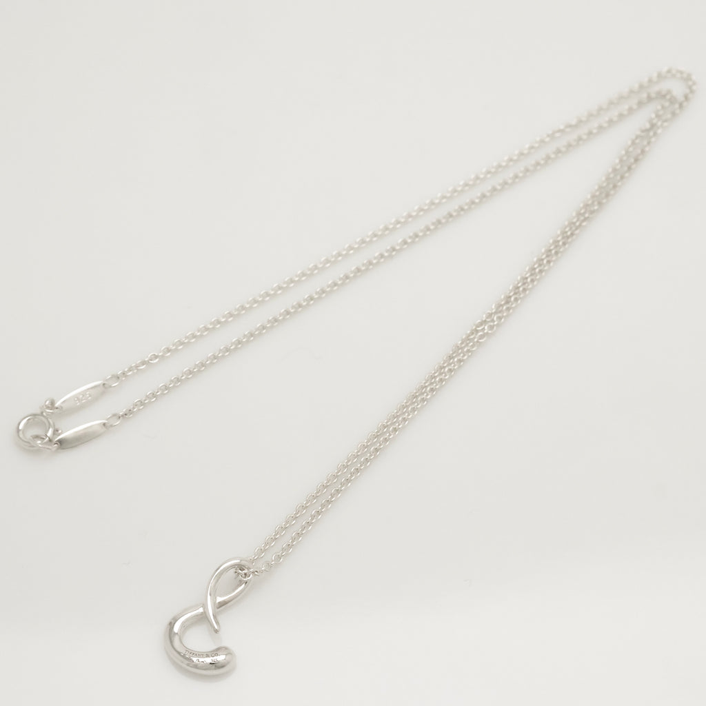 TIFFANY&Co. ノーツ レター S イニシャル  ネックレス AG925