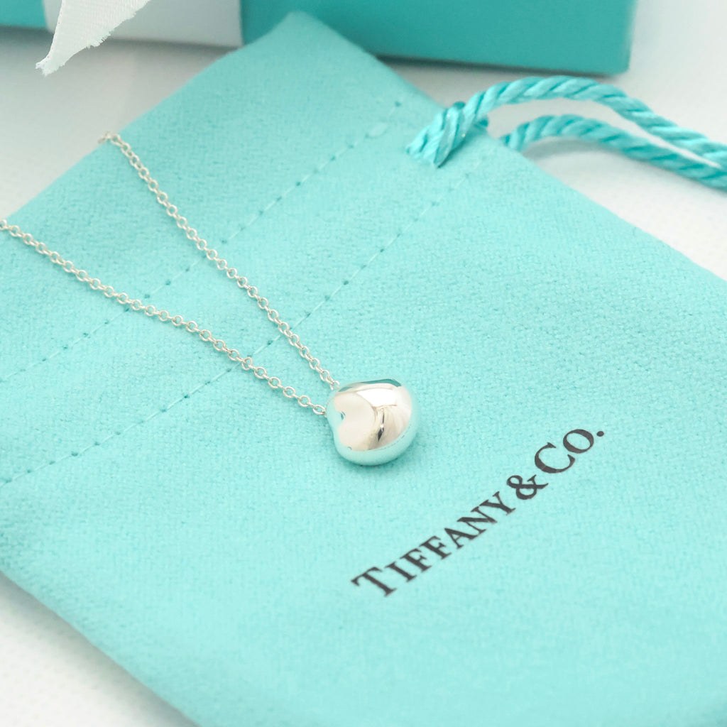 Tiffany & Co. Elsa Peretti Nugget Necklace Sterling Silver 925 
