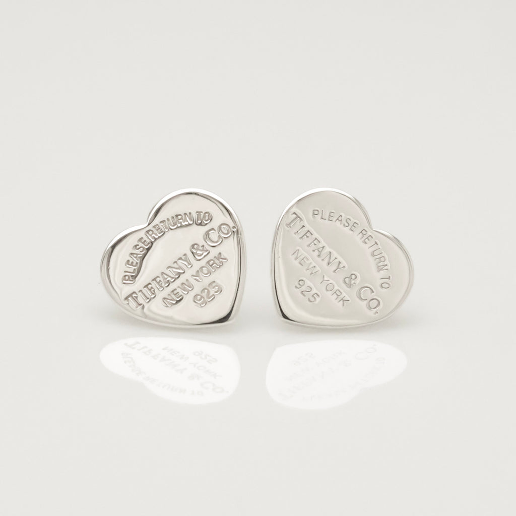 TIFFANY&Co. リターントゥ ティファニー ハート タグ スタッド ピアス AG925