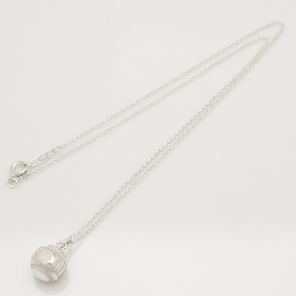 Tiffany & Co. Atlas Sphere Ball Pendant Necklace Pendant Sterling Silver 925 