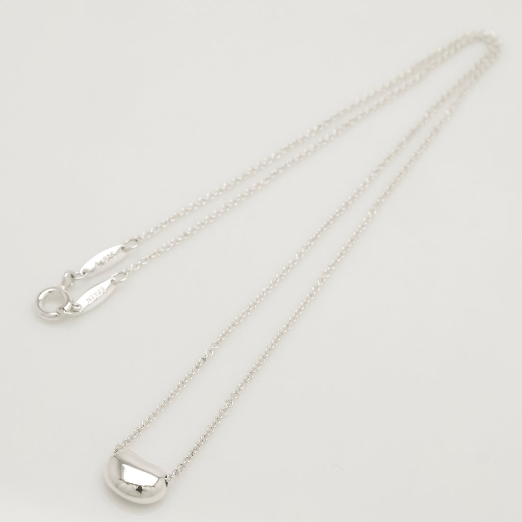  Tiffany & Co. Peretti Mini  Bean Necklace  Sterling Silver 925 
