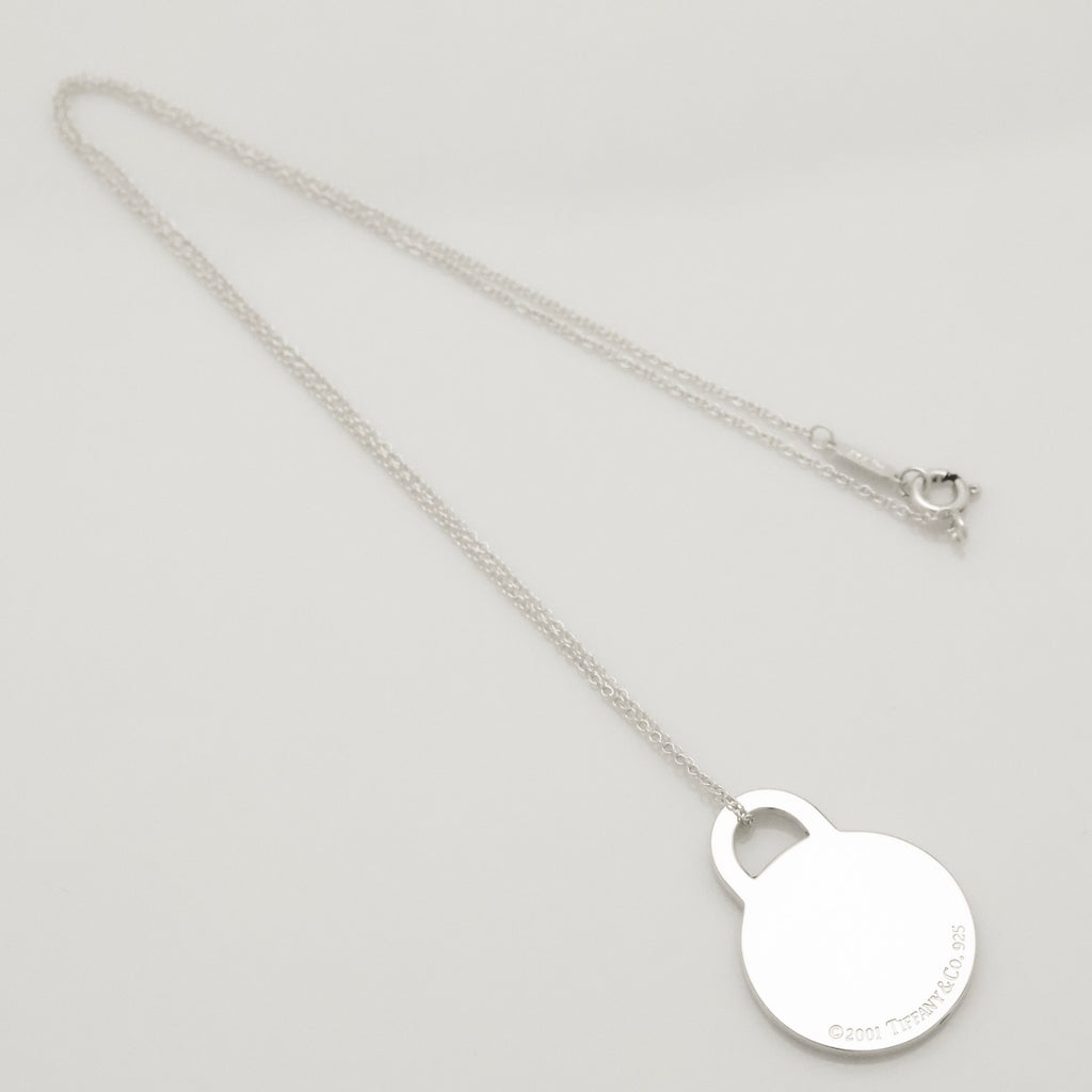 TIFFANY&Co. ラウンド タグ ネックレス AG925