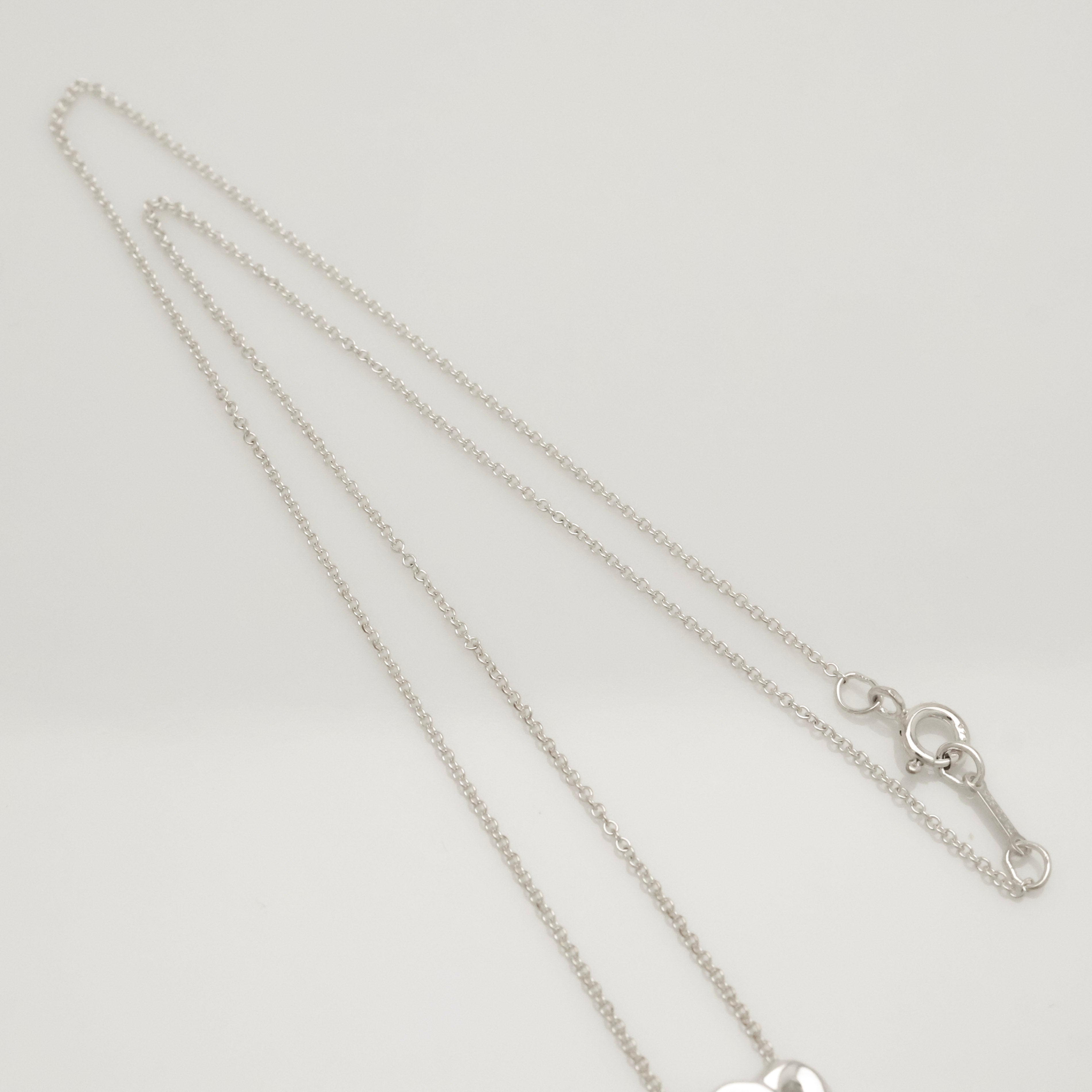 TIFFANY&Co. ラビング ハート 1P ピンクサファイア パロマピカソ ネックレス AG925