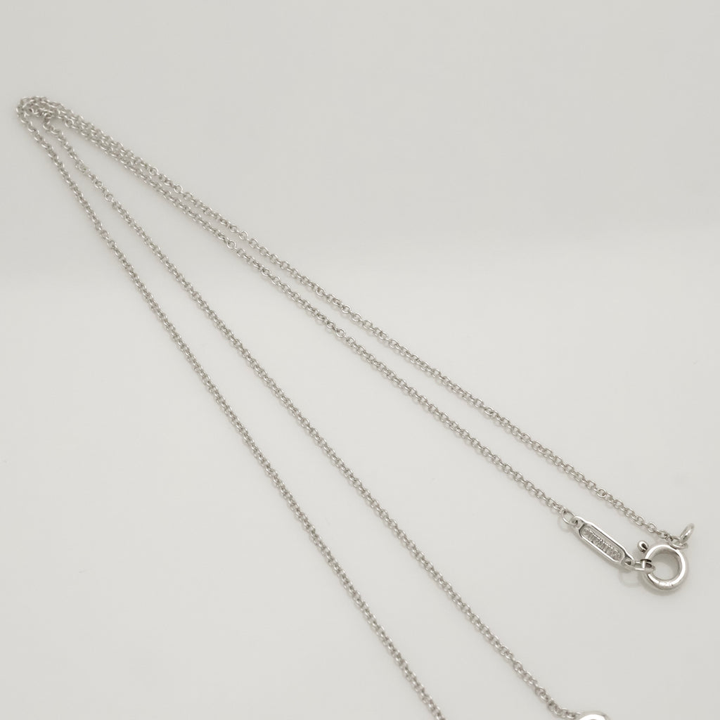 Tiffany & Co. Ribbon Bow Necklace Pendant  Sterling Silver 925 