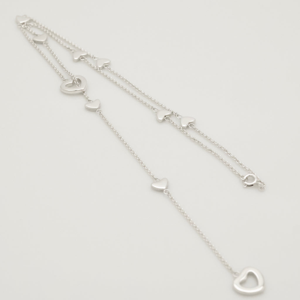 TIFFANY&Co. ハート リンク ラリアット ネックレス AG925