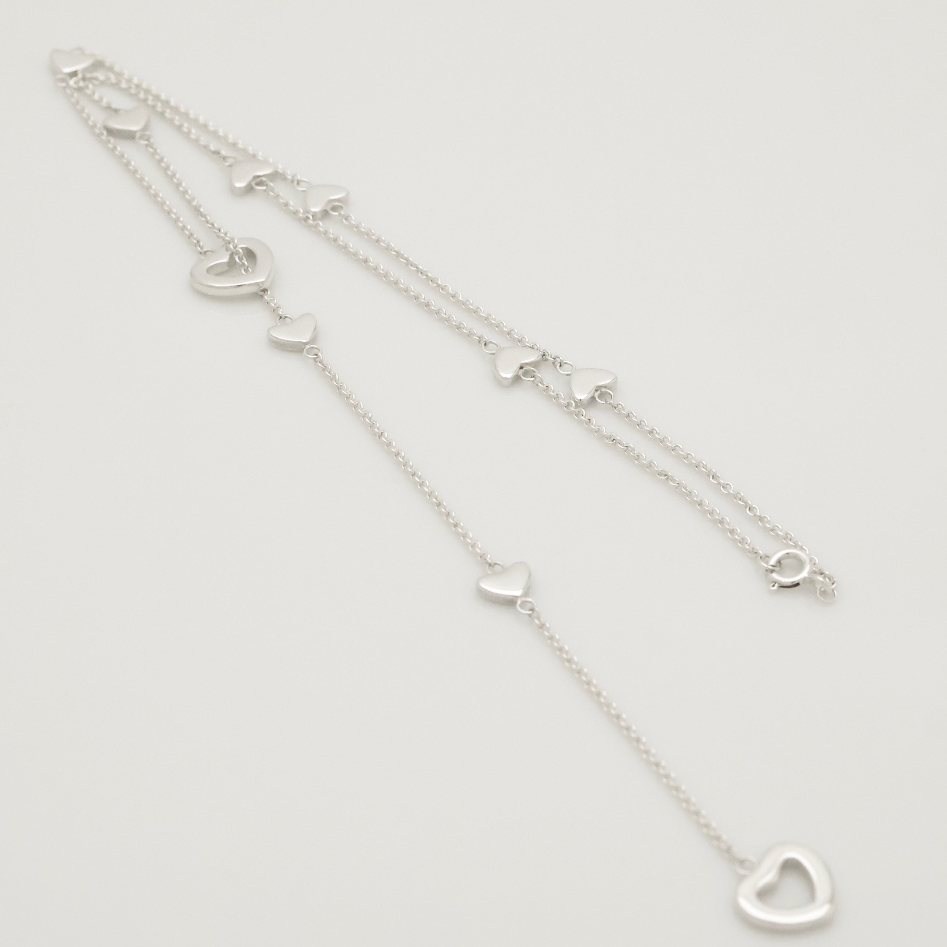TIFFANY&Co. ハート リンク ラリアット ネックレス AG925