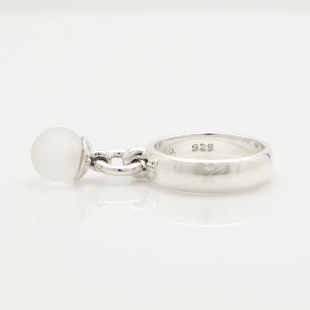 TIFFANY&Co. クォーツ ボール ダングル リング 10 号 AG925