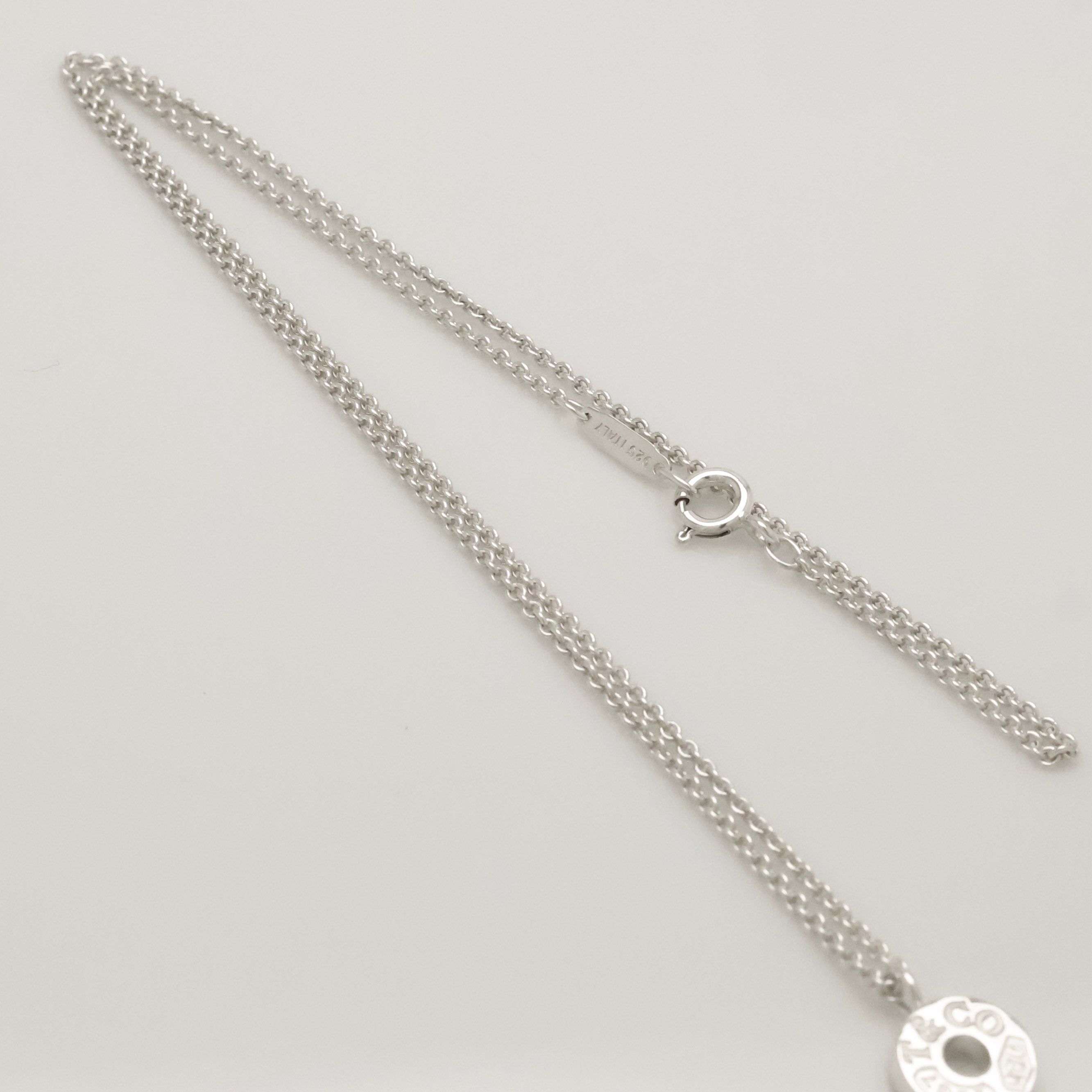 Tiffany & Co. 1837 Triple 3 Circle Pendant Necklace Sterling Silver 925