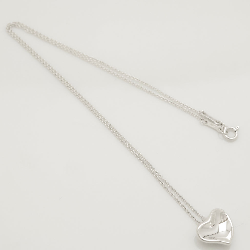 TIFFANY&Co. カーブド ハート エルサペレッティ ネックレス AG925