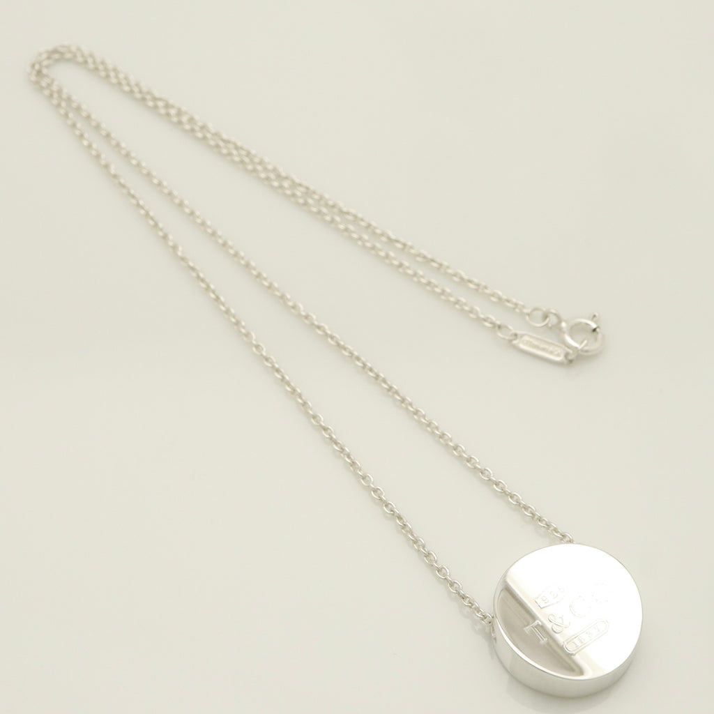 Tiffany & Co. 1837 Concave Circle Necklace Sterling Silver 925