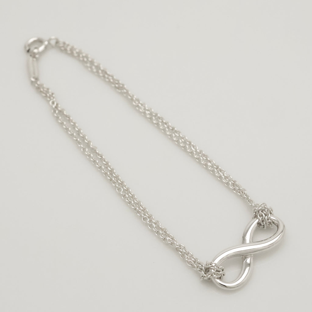 TIFFANY&Co. インフィニティ ダブル チェーン ブレスレット AG925