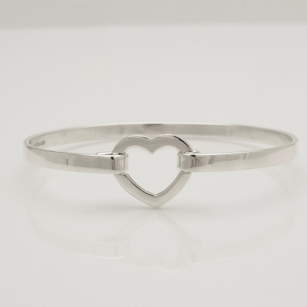 TIFFANY&Co. ハート リンク バングル ブレスレット AG925