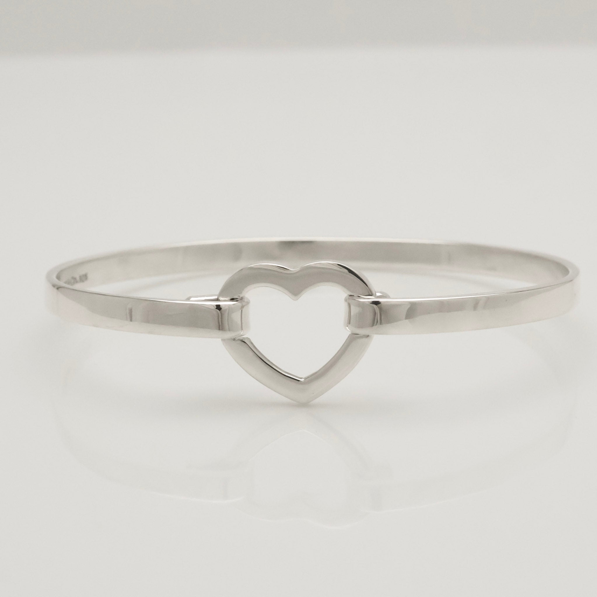 TIFFANY&Co. ハート リンク バングル ブレスレット AG925