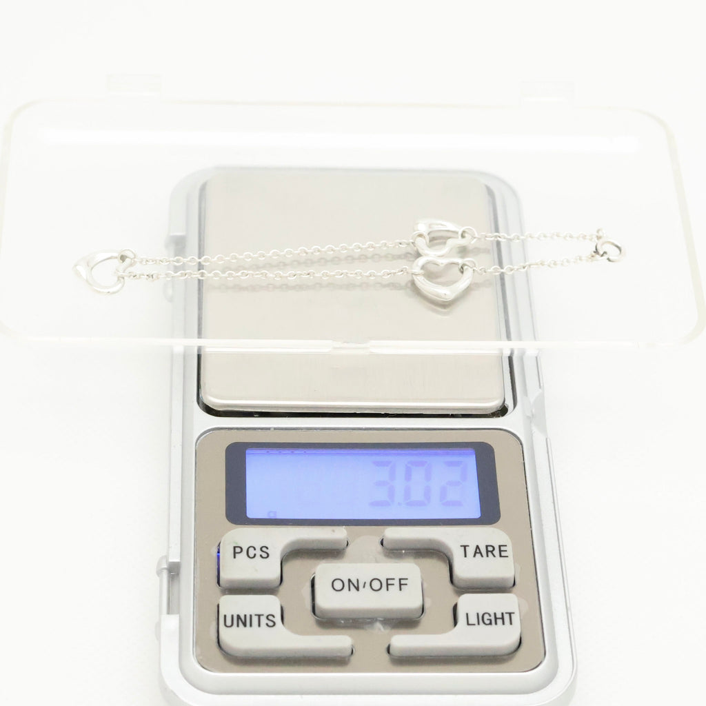TIFFANY&Co. 3連 トリプル オープン ハート エルサペレッティ ブレスレット AG925