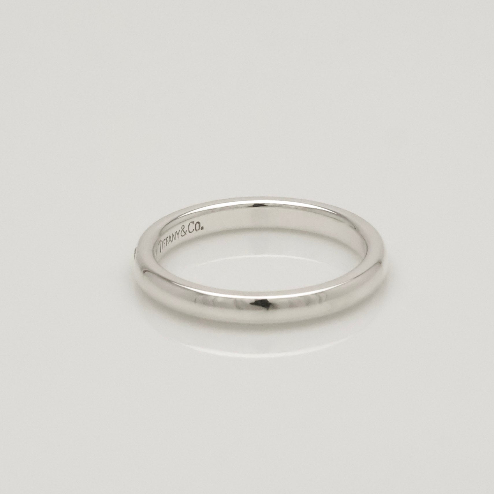 Tiffany & Co. Diamond Stacking Band Ring  Sterling Silver 925 