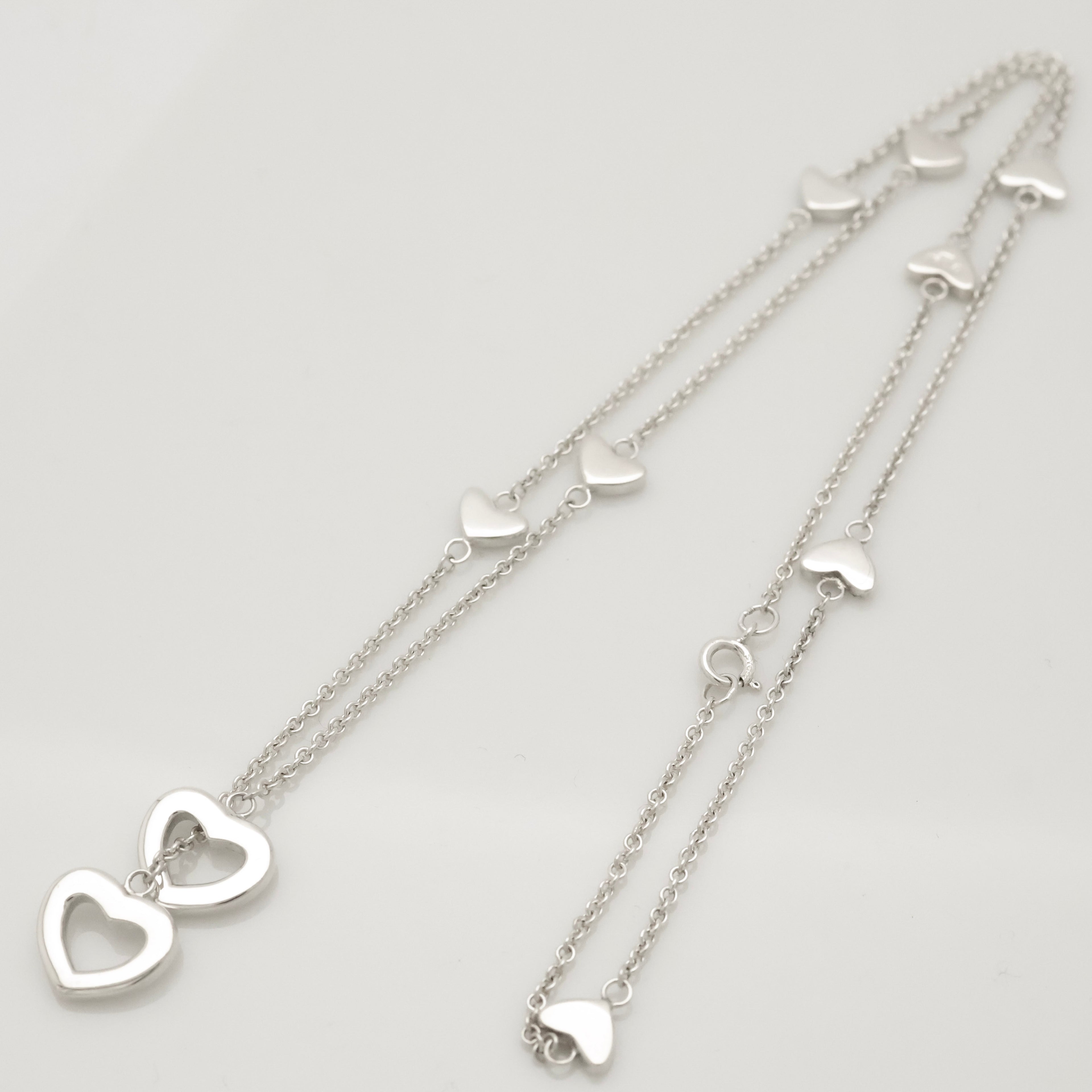 TIFFANY&Co. ハート リンク ラリアット ネックレス AG925