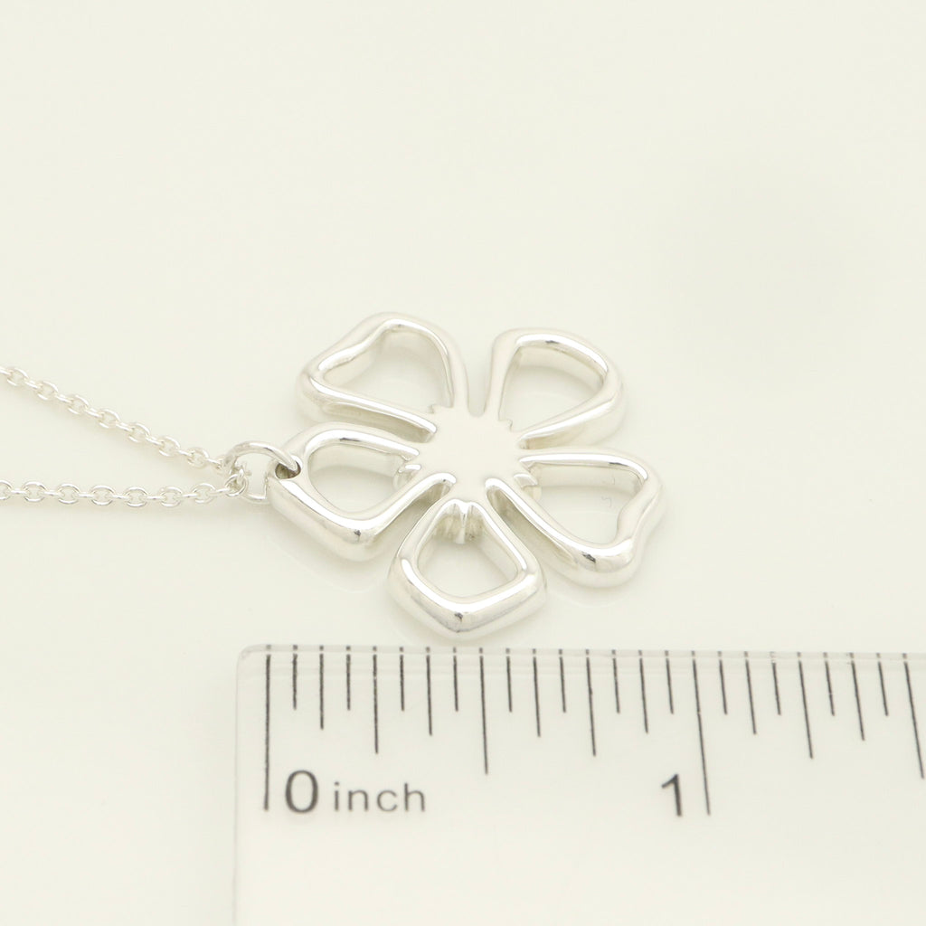TIFFANY＆Co. ハイビスカス フラワー ネックレス AG925