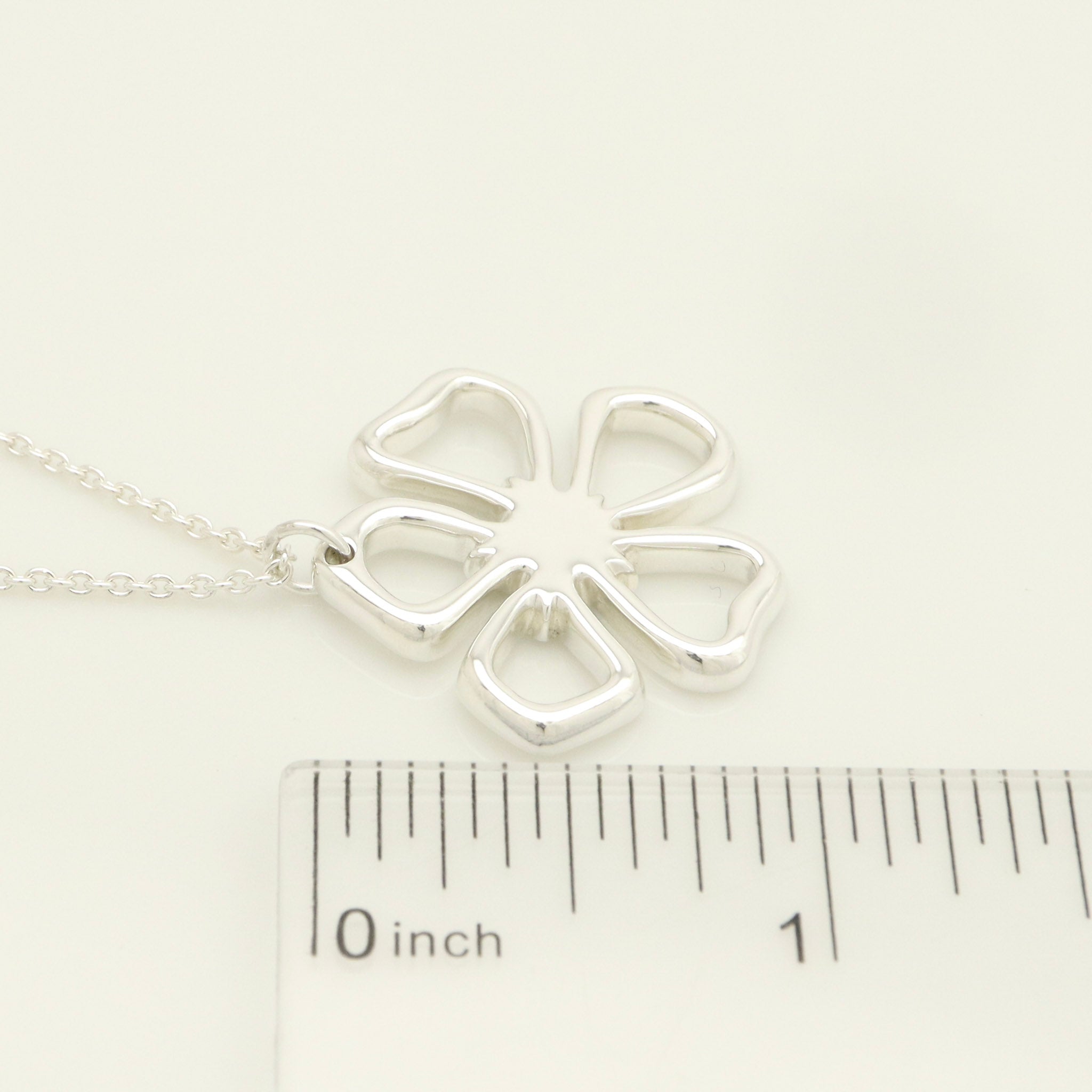 TIFFANY＆Co. ハイビスカス フラワー ネックレス AG925