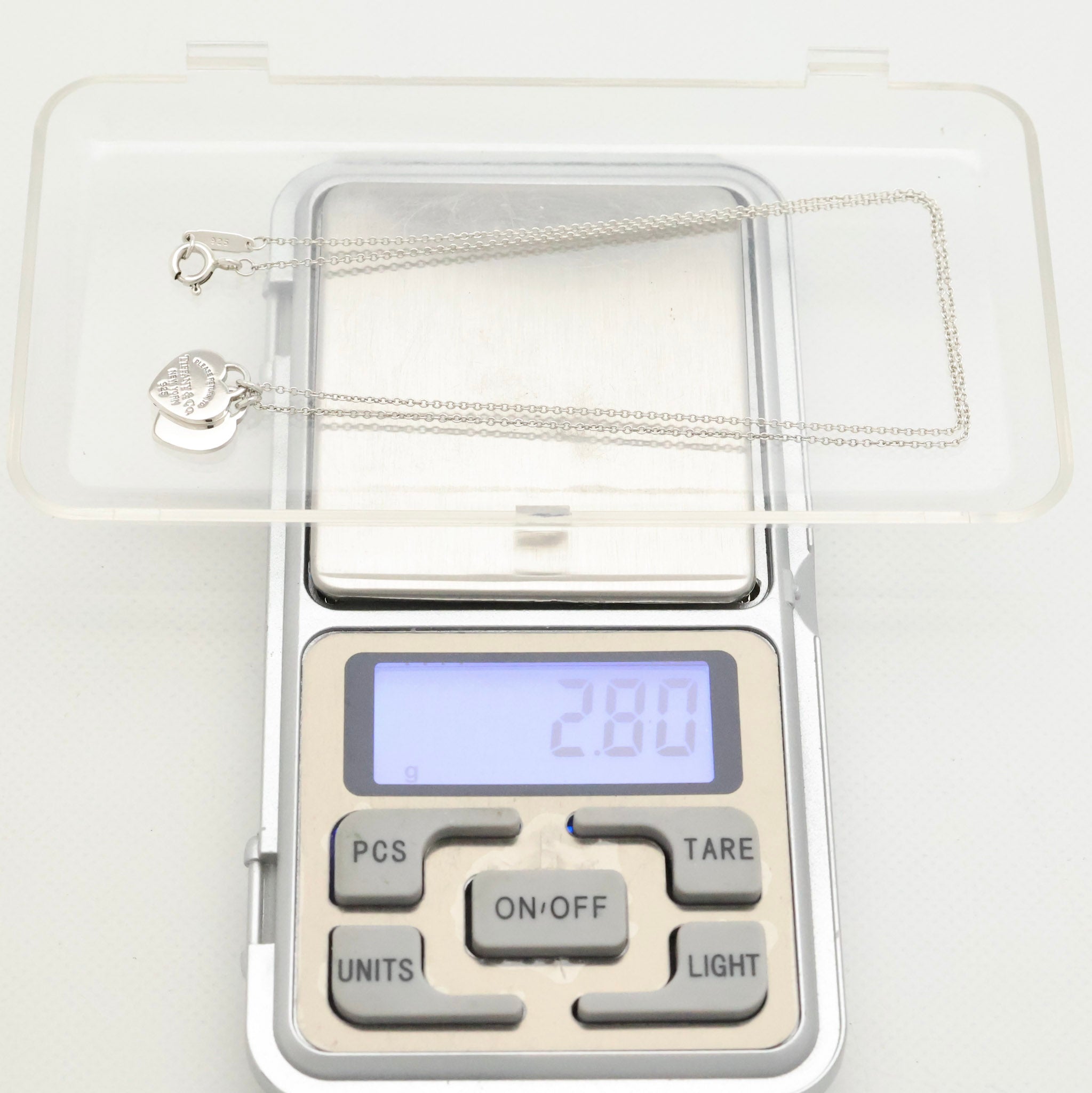 TIFFANY&Co. リターントゥ ティファニー スモール ダブル ハート タグ ネックレス AG925