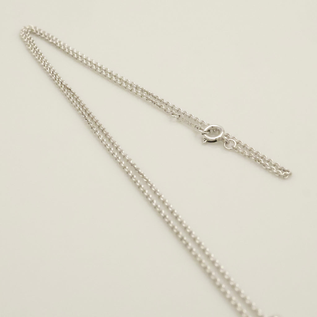 Tiffany & Co. Tenderness Cross Diamond Necklace Sterling Silver 925