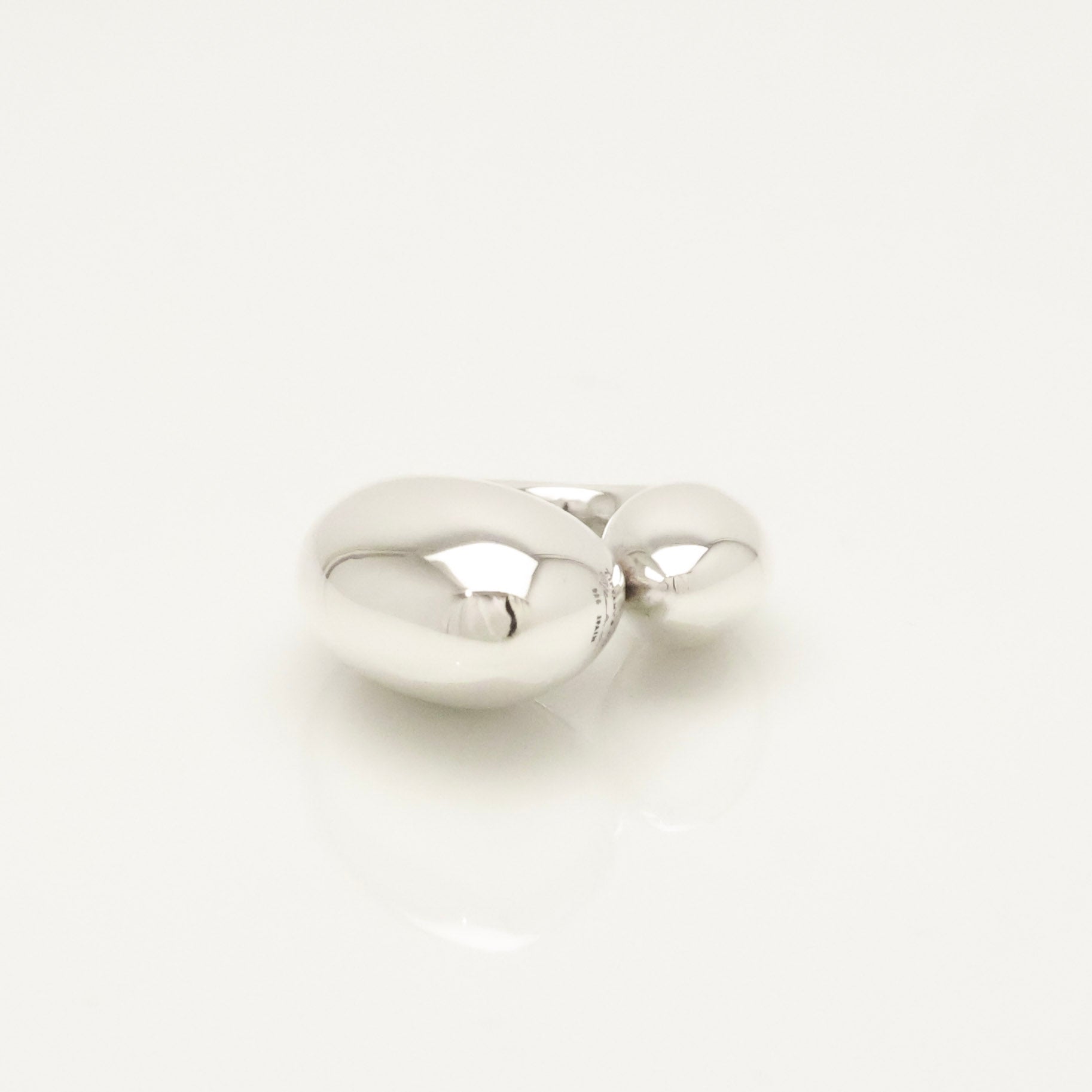 TIFFANY&Co. ダブル ティアドロップ エルサペレッティ チャーム AG925