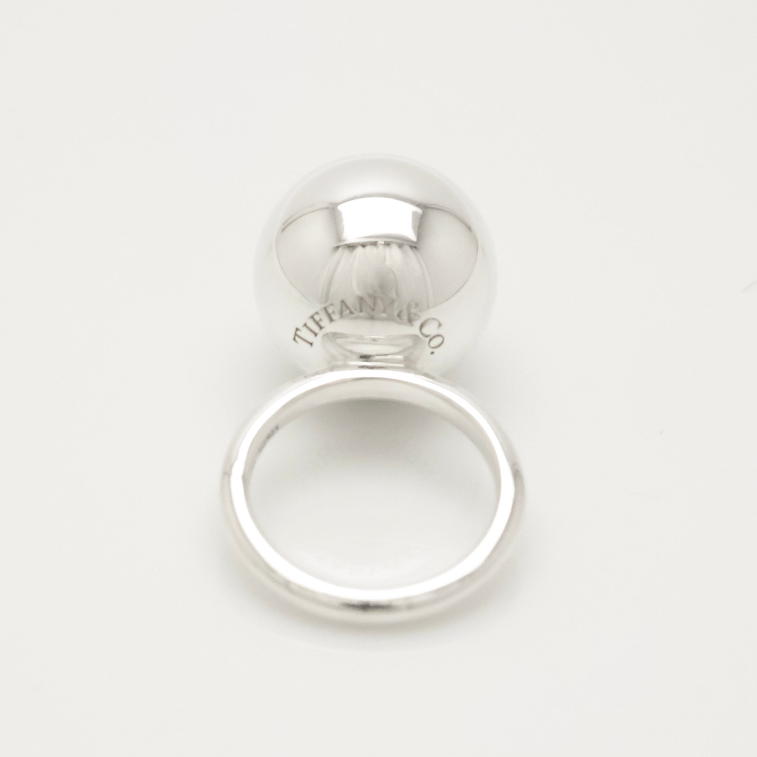 TIFFANY&Co. ハードウェア 15.5mm ボール リング 6 号 AG925
