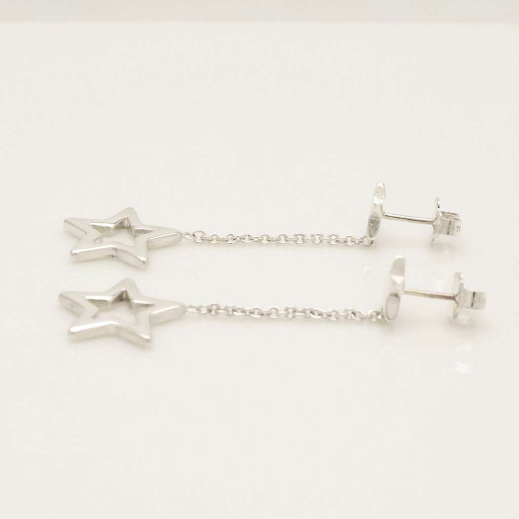 TIFFANY&Co. スター リンク ドロップ スタッド ピアス AG925