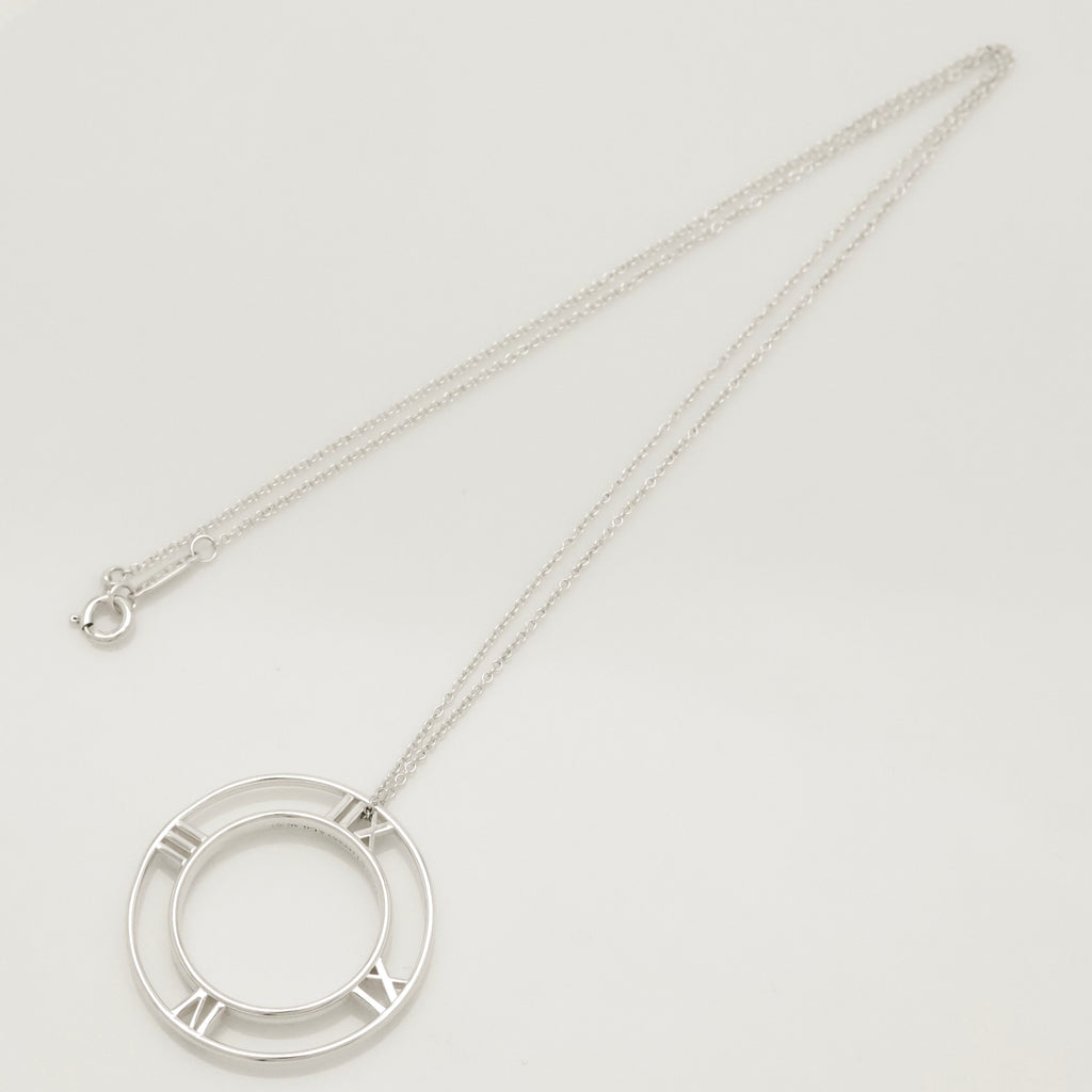 TIFFANY&Co. オープン アトラス メダリオン サークル ネックレス AG925