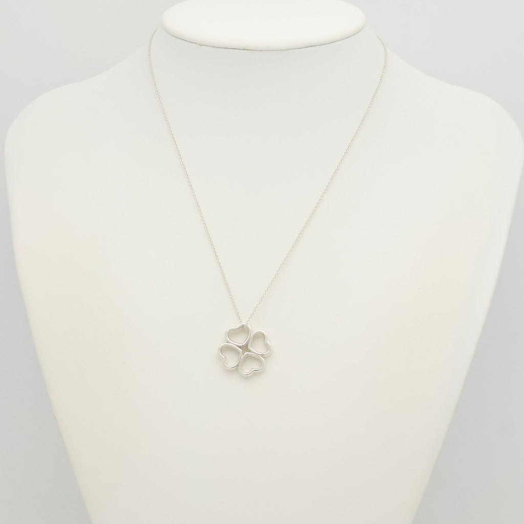 TIFFANY&Co. クローバー ハート ネックレス AG925