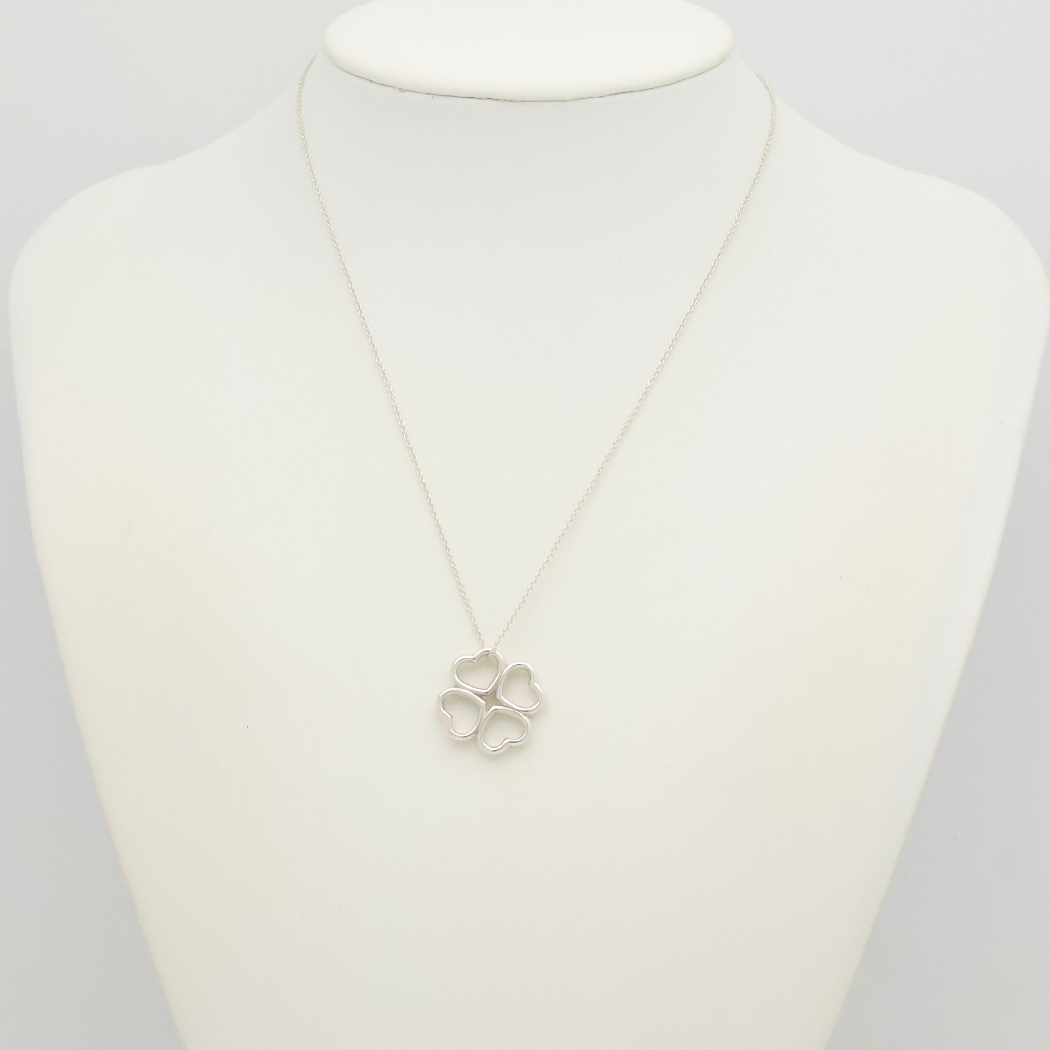 TIFFANY&Co. クローバー ハート ネックレス AG925