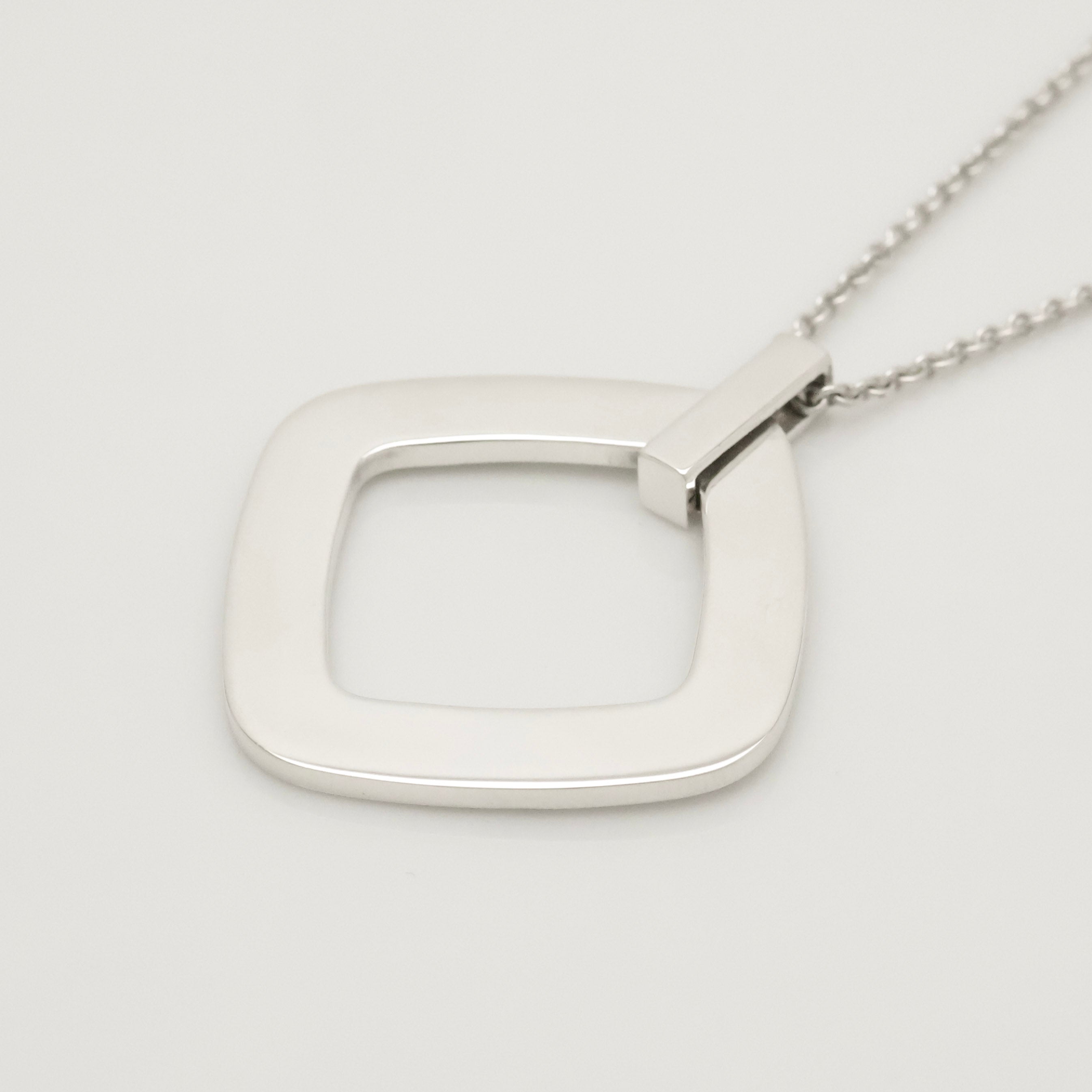 TIFFANY&Co. 1837 モンタージュ スクエア ネックレス AG925