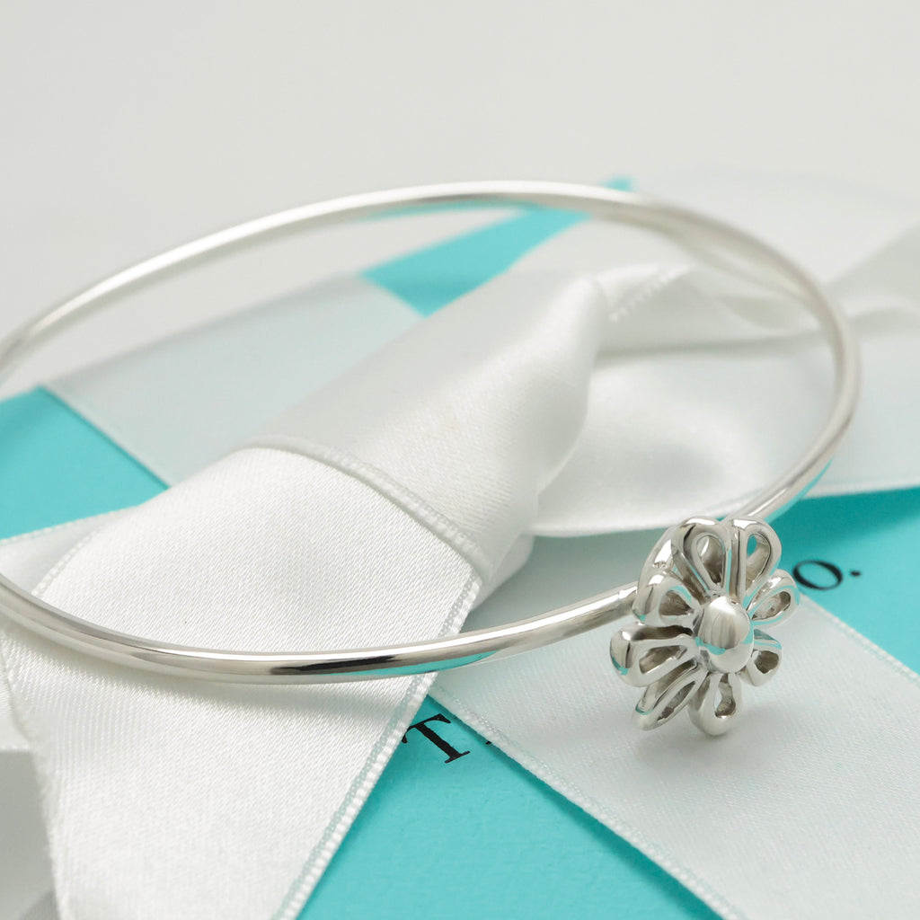 TIFFANY&Co. デイジー フラワー パロマピカソ バングル ブレスレット AG925
