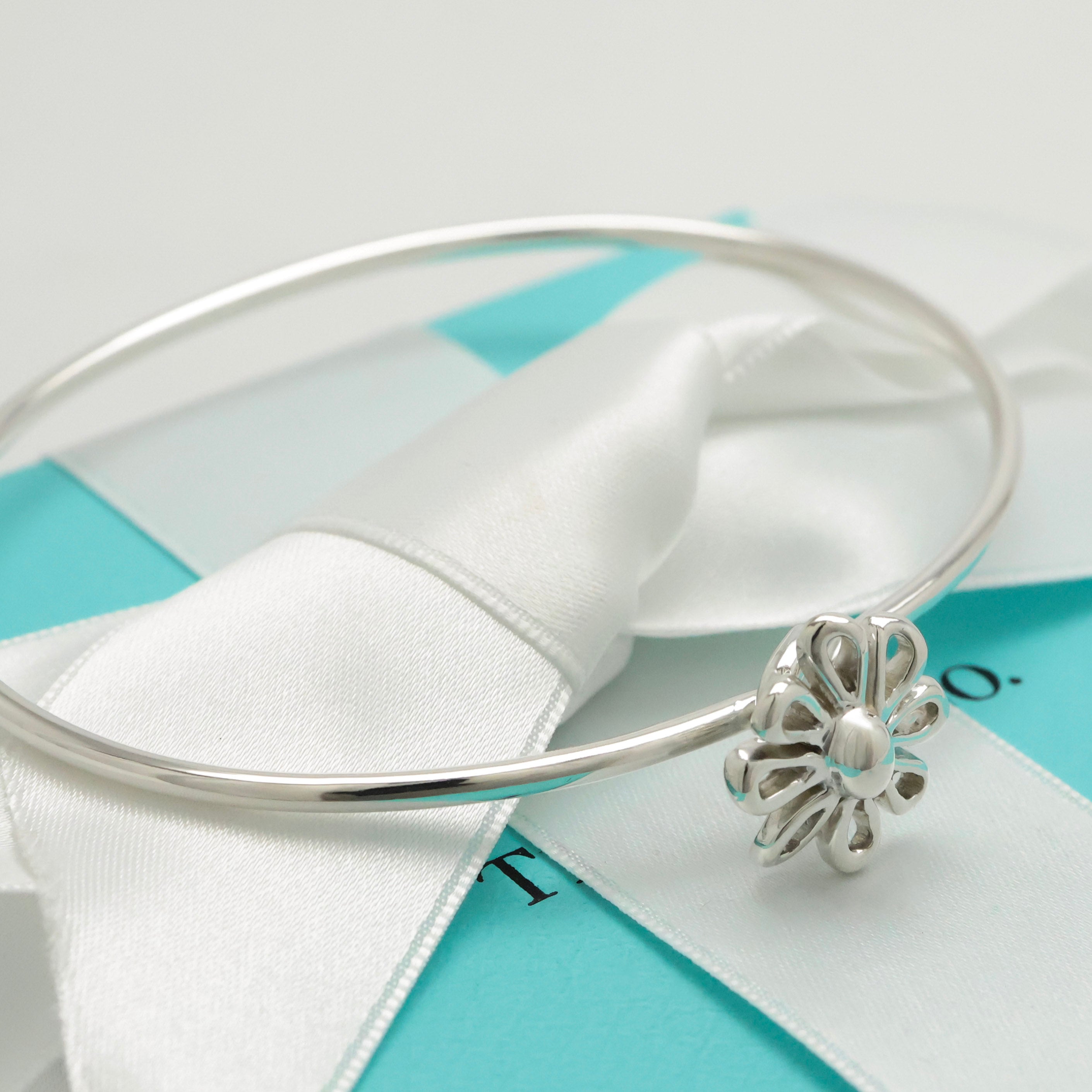 TIFFANY&Co. デイジー フラワー パロマピカソ バングル ブレスレット AG925