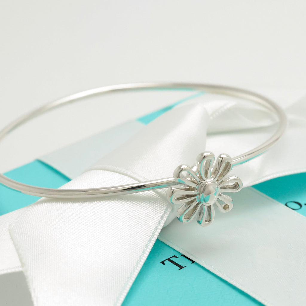 TIFFANY&Co. デイジー フラワー パロマピカソ バングル ブレスレット AG925