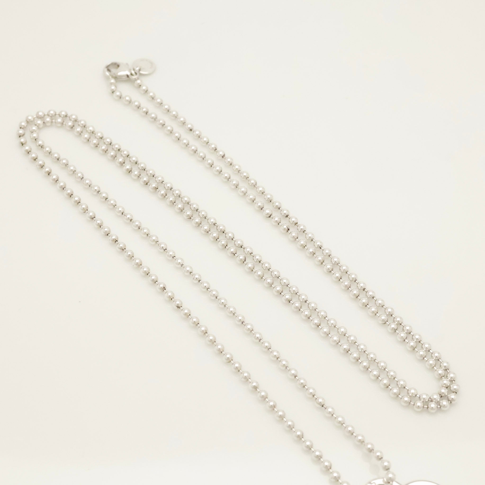 TIFFANY&Co. リターントゥ ティファニー ハート タグ ボール チェーン ネックレス AG925