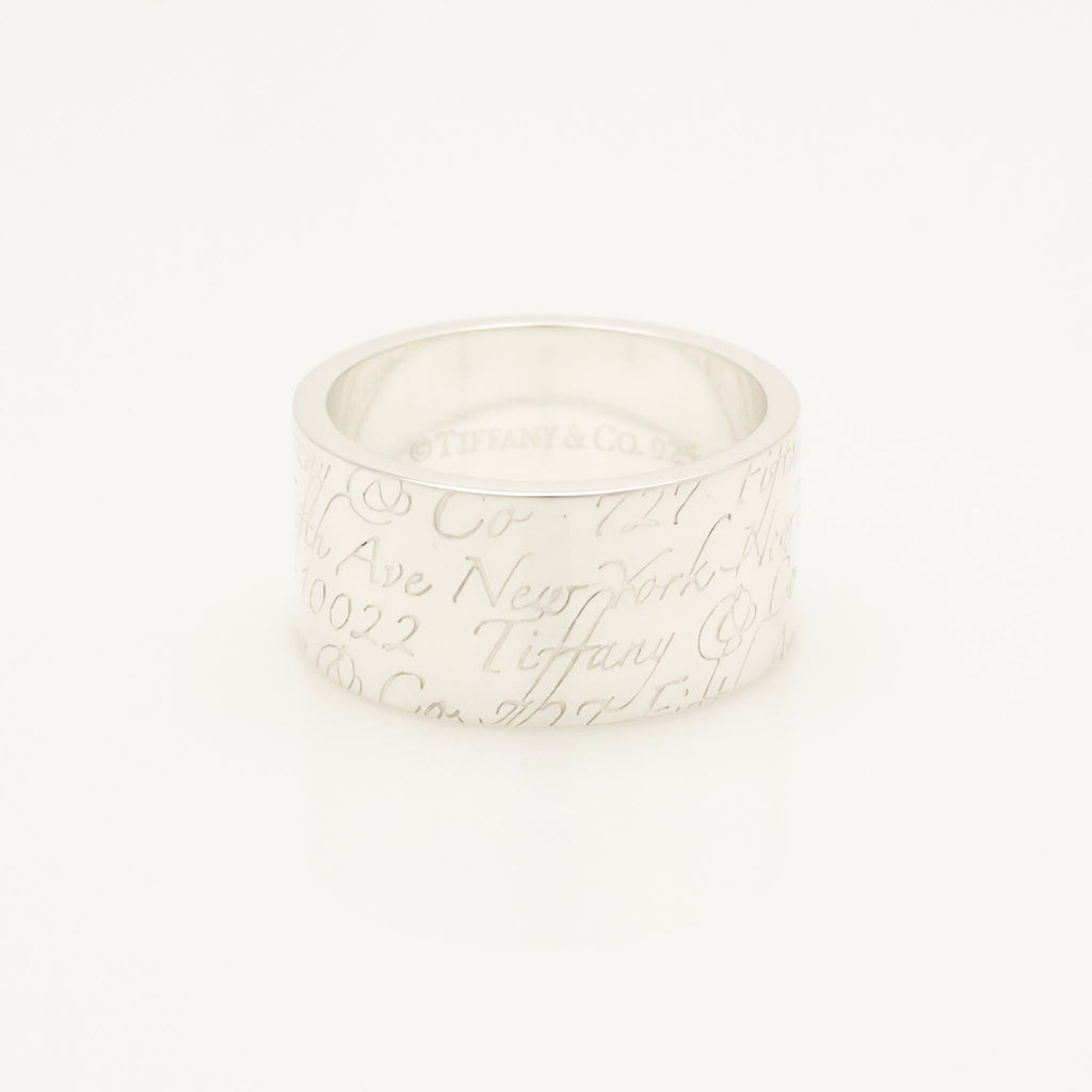 Tiffany & Co. Atlas Wide Ring Size 6.25 Sterling Silver 925